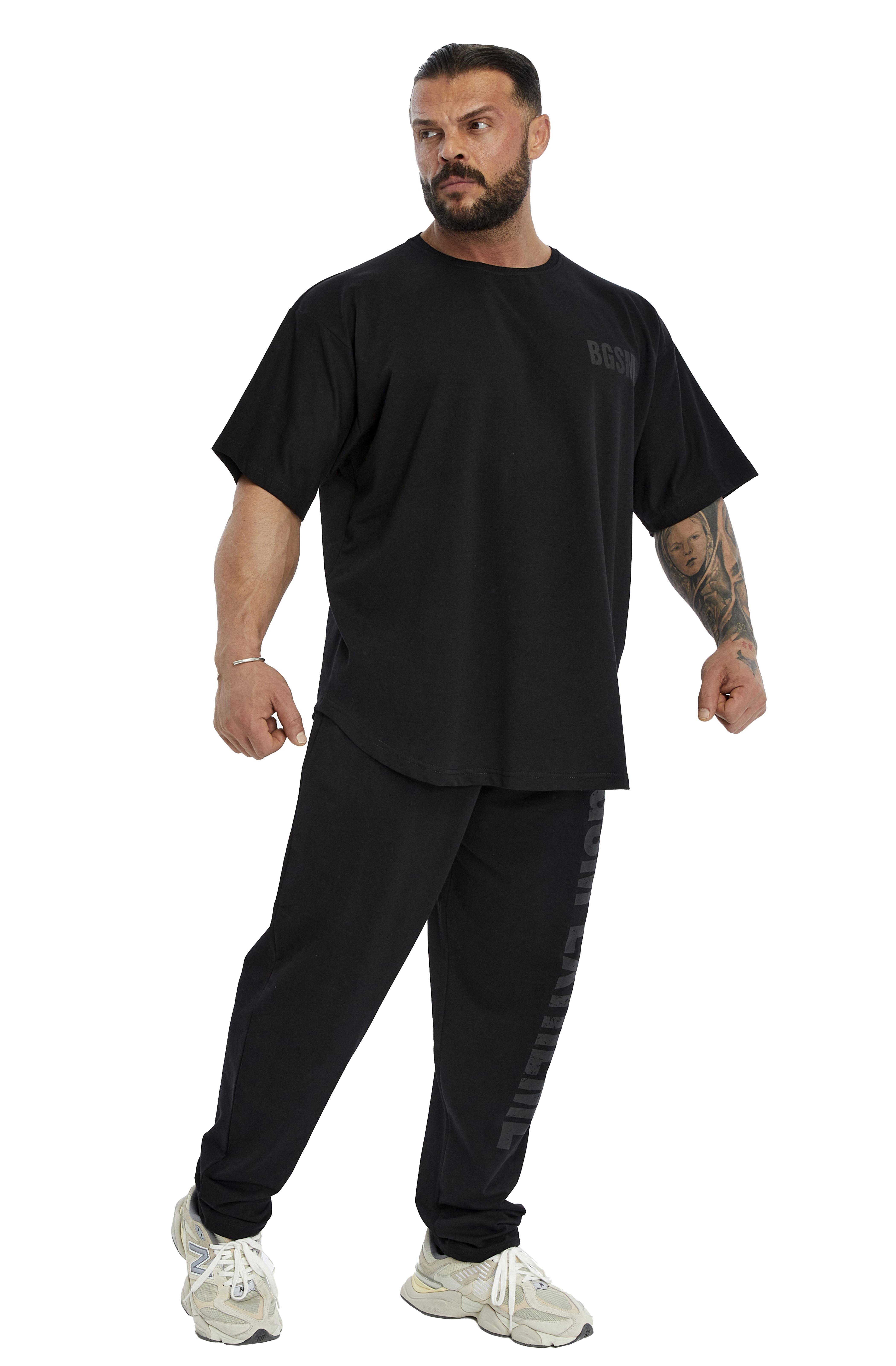 Erkek Oversize T-shirt Gym Rag Top BGSM 3379