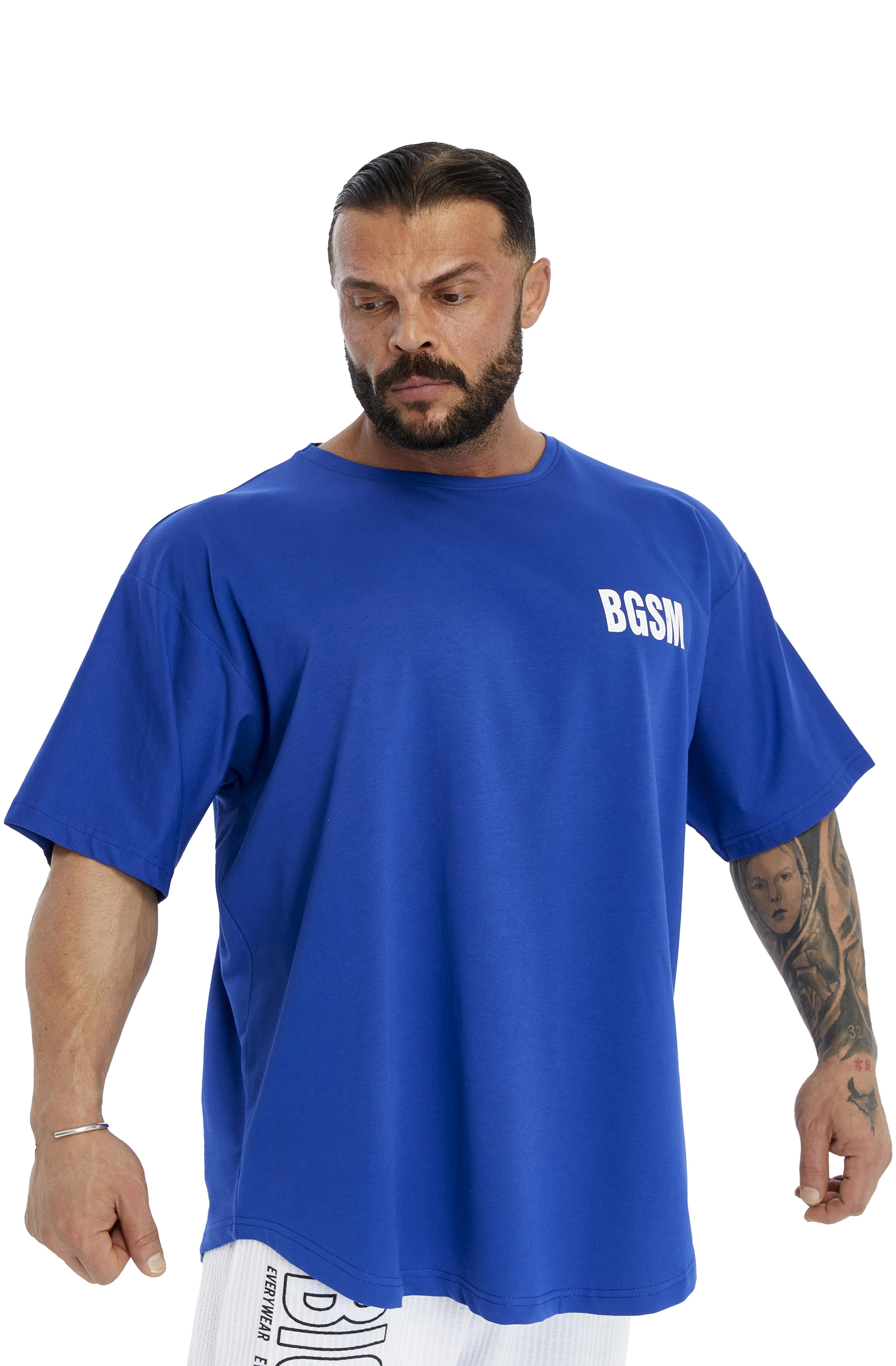 Erkek Oversize T-shirt Gym Rag Top BGSM 3379