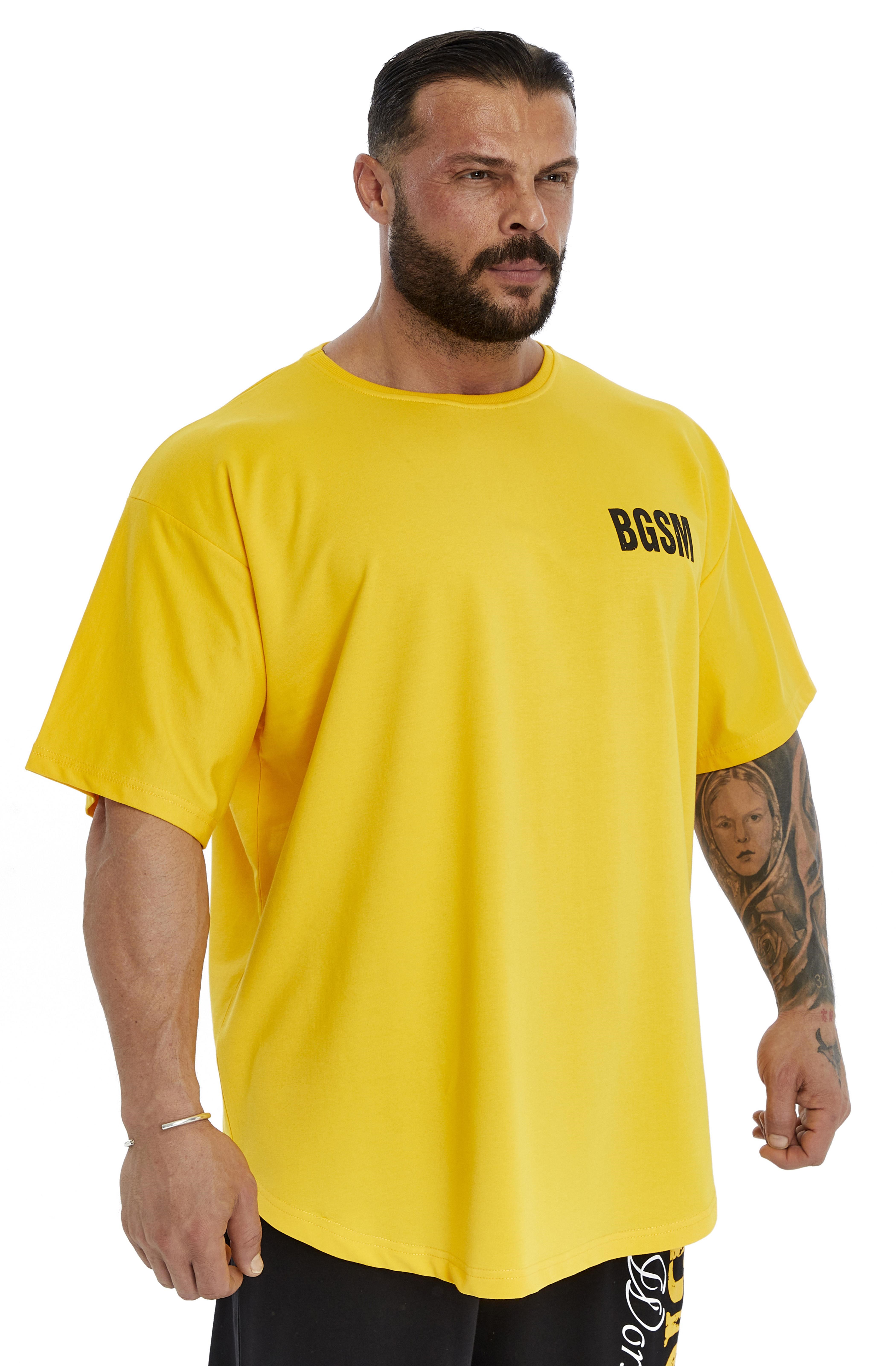 Erkek Oversize T-shirt Gym Rag Top BGSM 3379