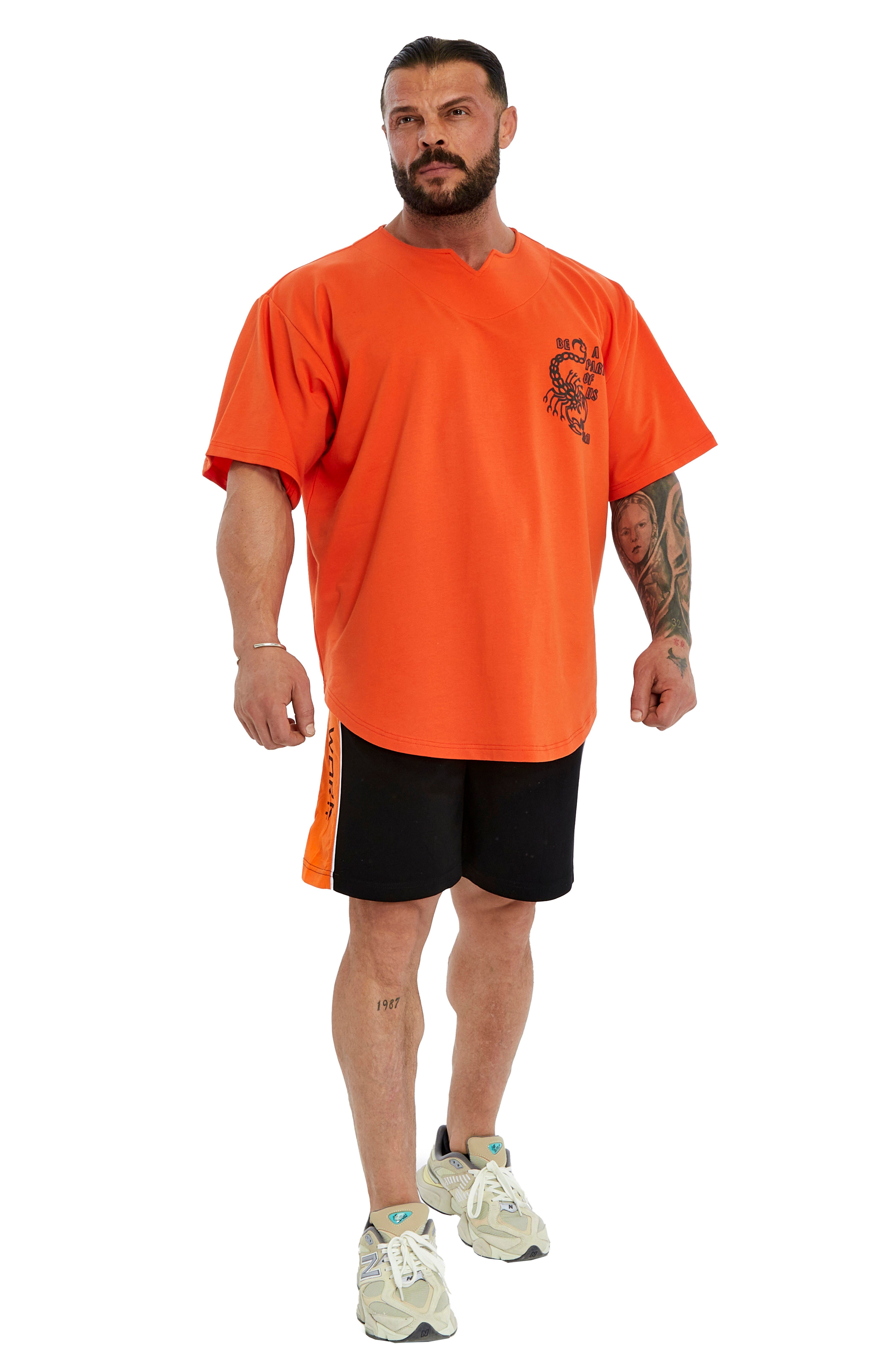 Erkek Pamuklu Fitness Spor Şort Big Sam 1366
