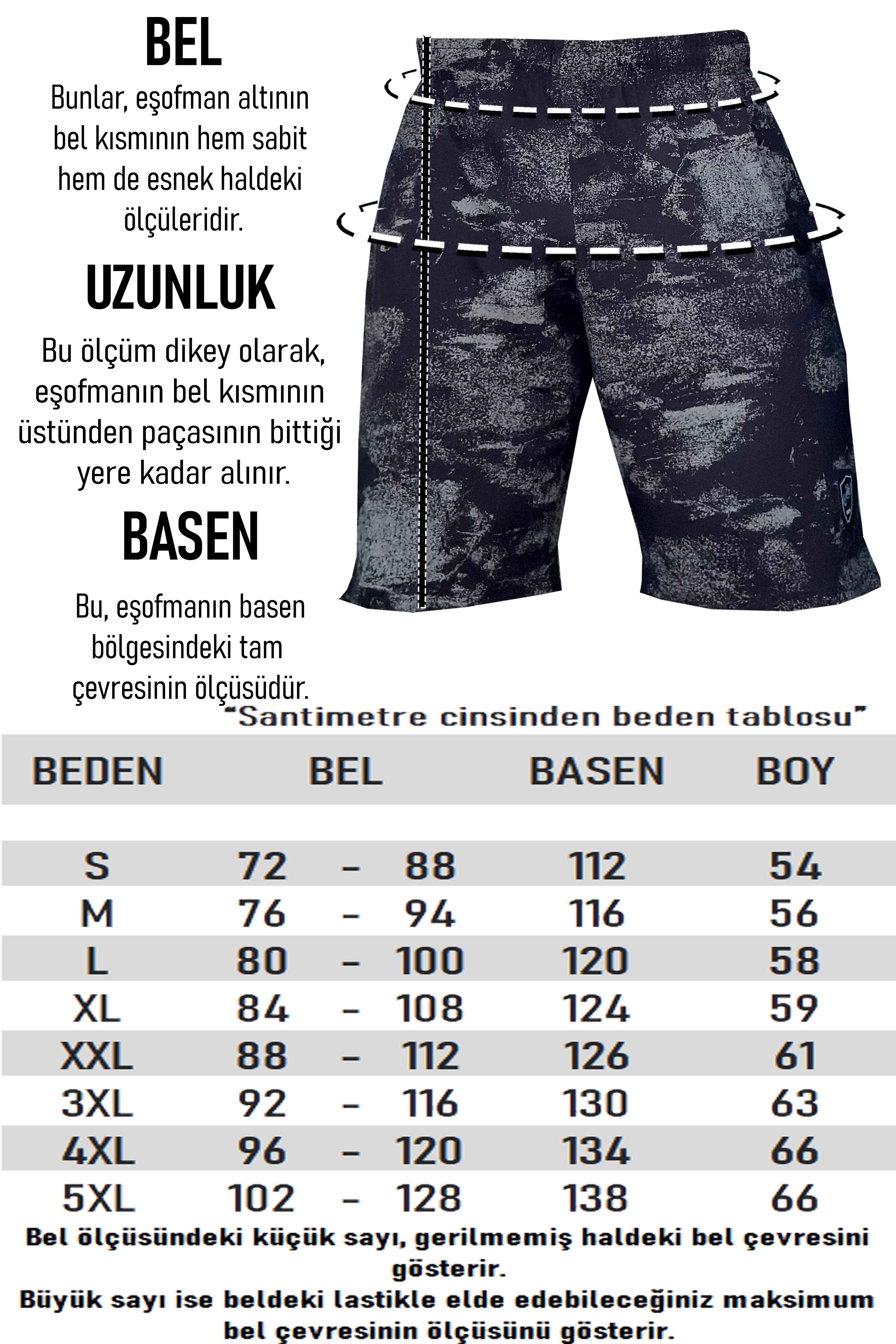 Erkek Rahat Kesim %100 Pamuk Spor Şort BGSM 1524