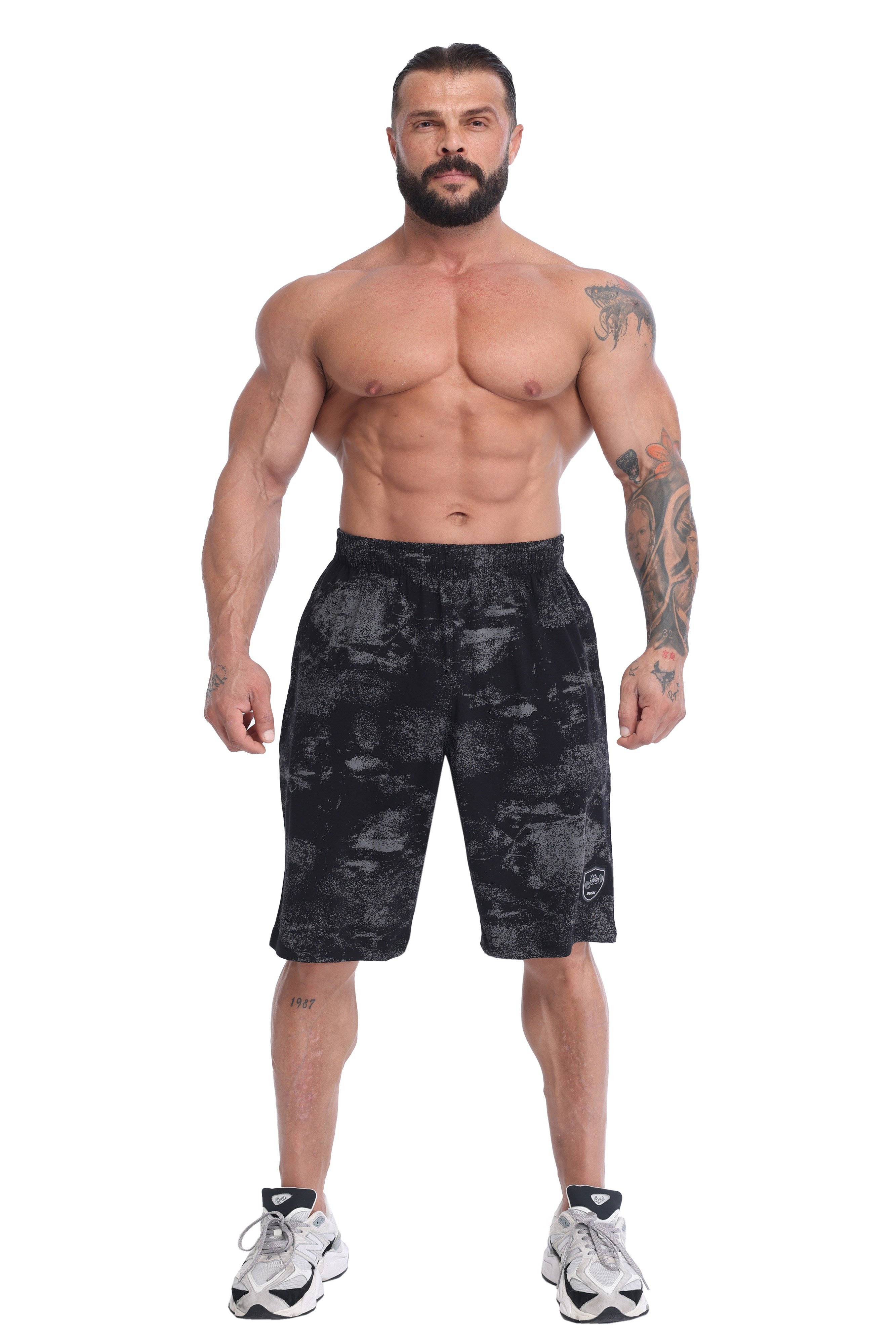 Erkek Rahat Kesim %100 Pamuk Spor Şort BGSM 1524