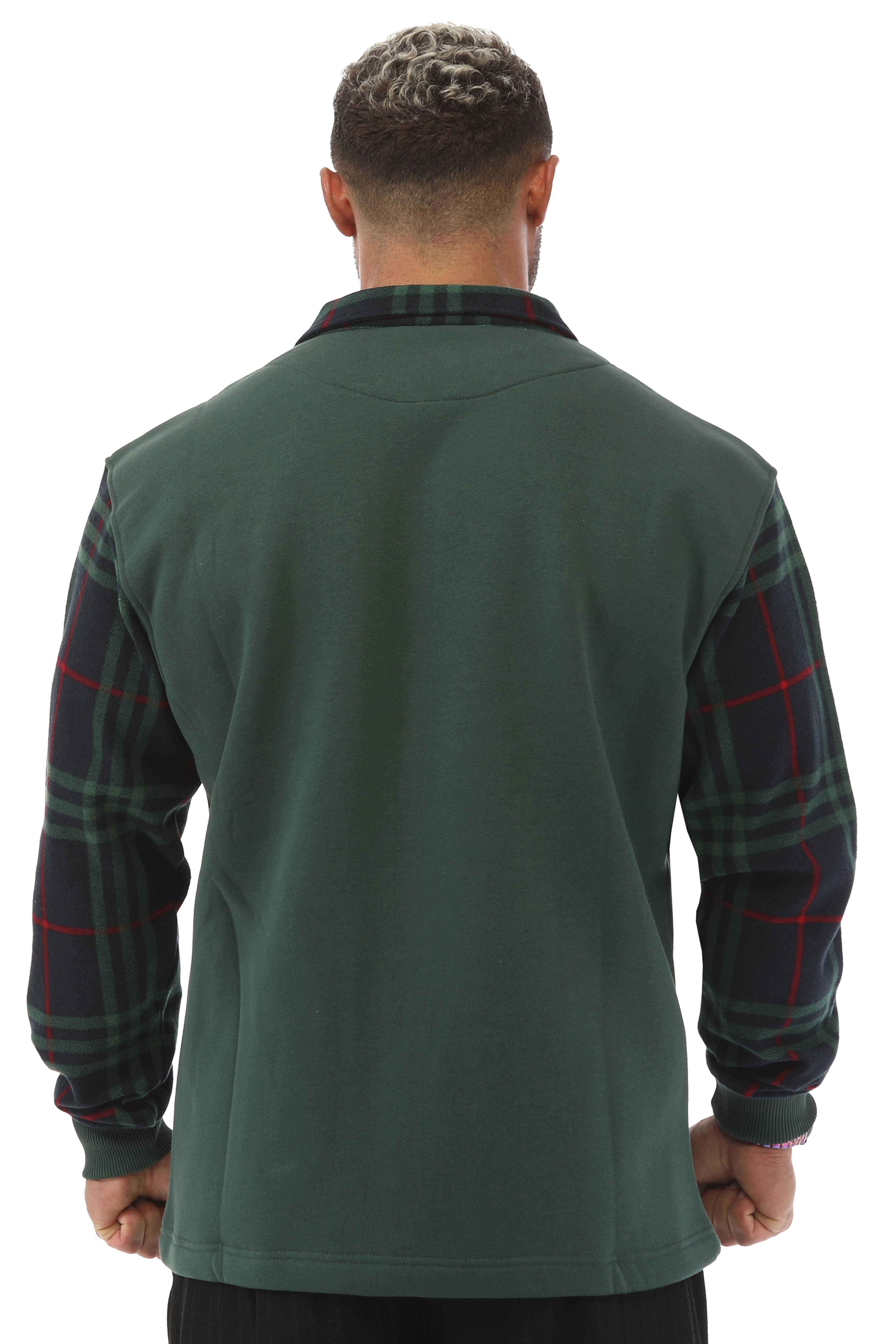 Erkek Rahat Kesim 3 İplik Fermuarlı Sweatshirt Big Sam 3601