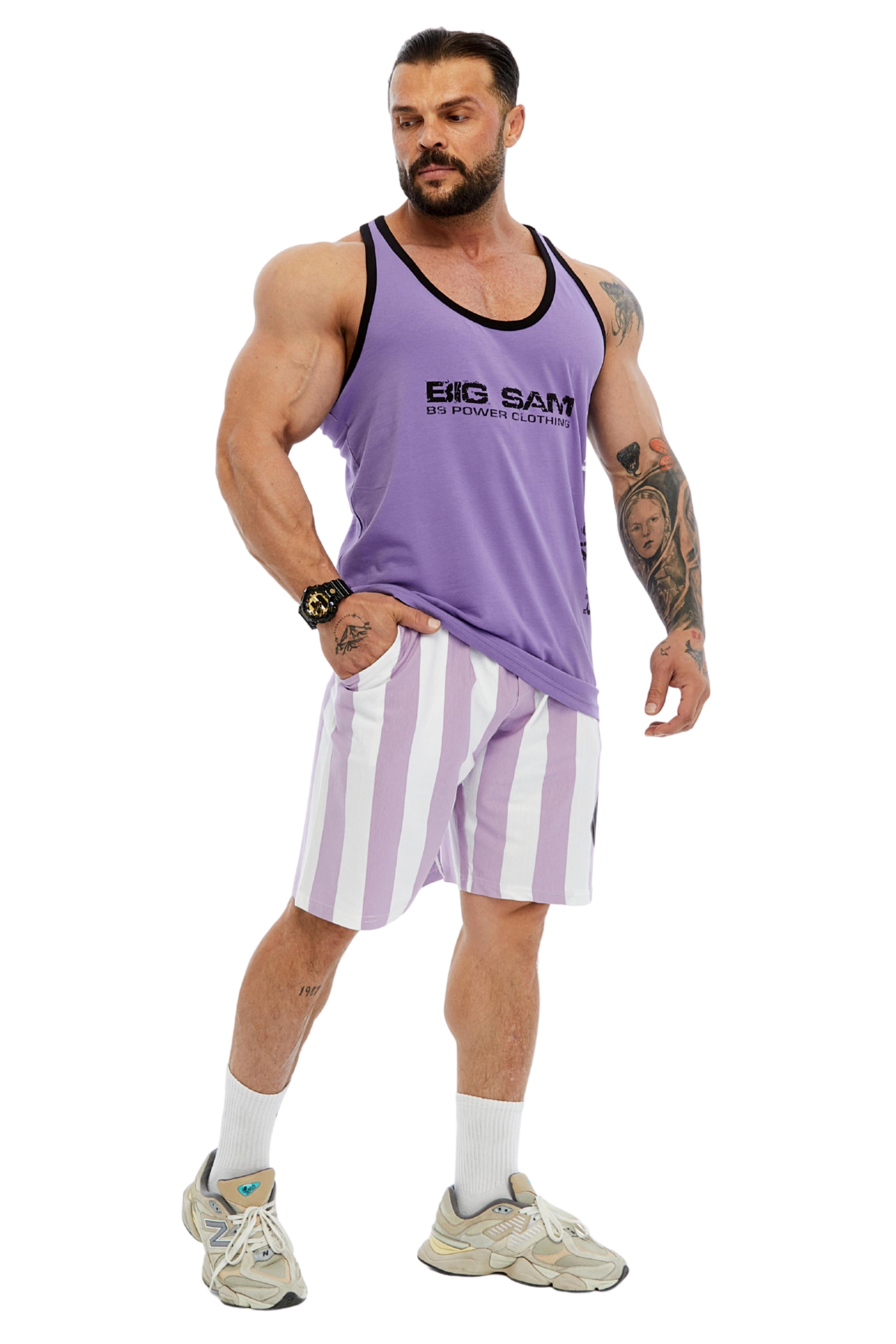 Erkek Rahat Kesim %95 Pamuk Spor Şort Big Sam 1336
