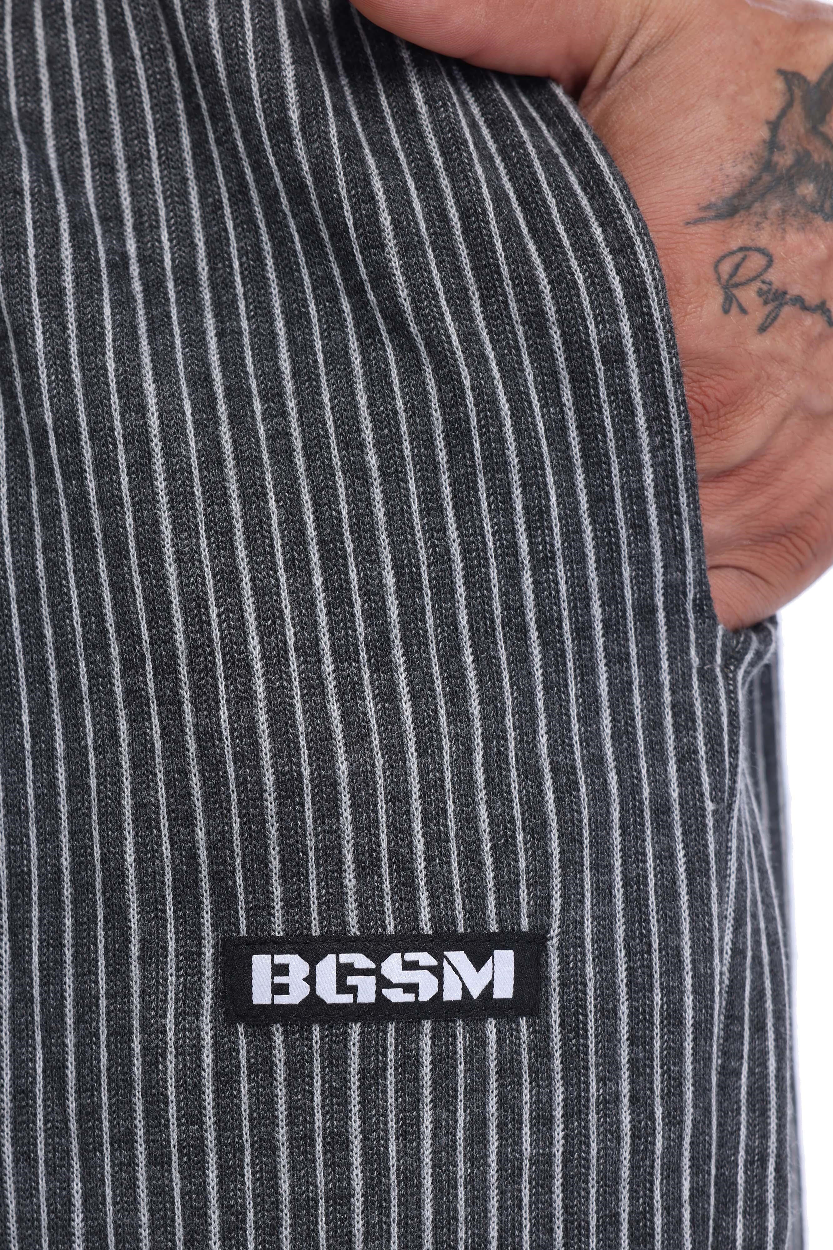 Erkek Rahat Kesim Çizgili Spor Şort BGSM 1525