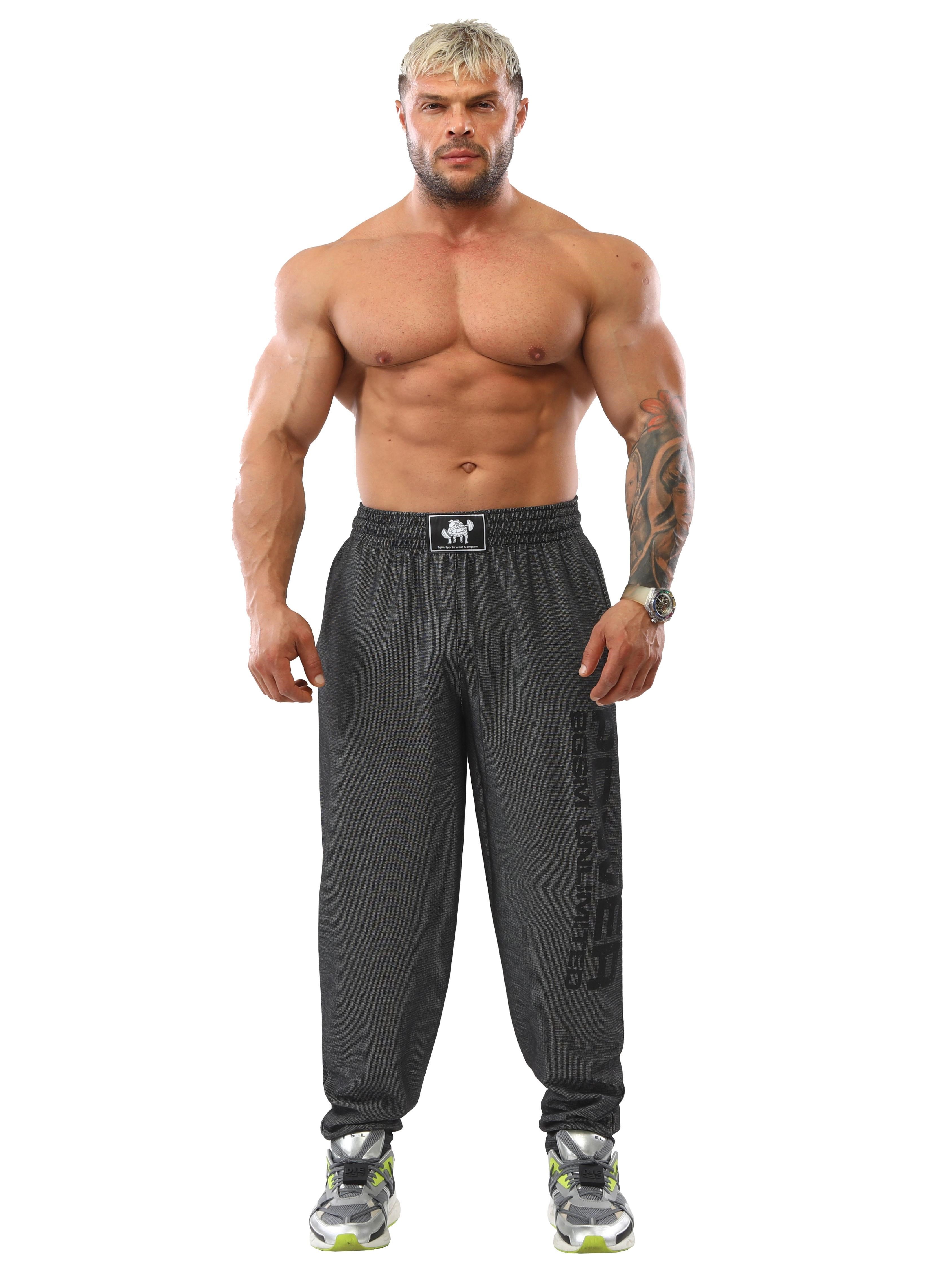 Erkek Şalvar Kesim Eşofman Altı Gym Pantolon BGSM PNT1358