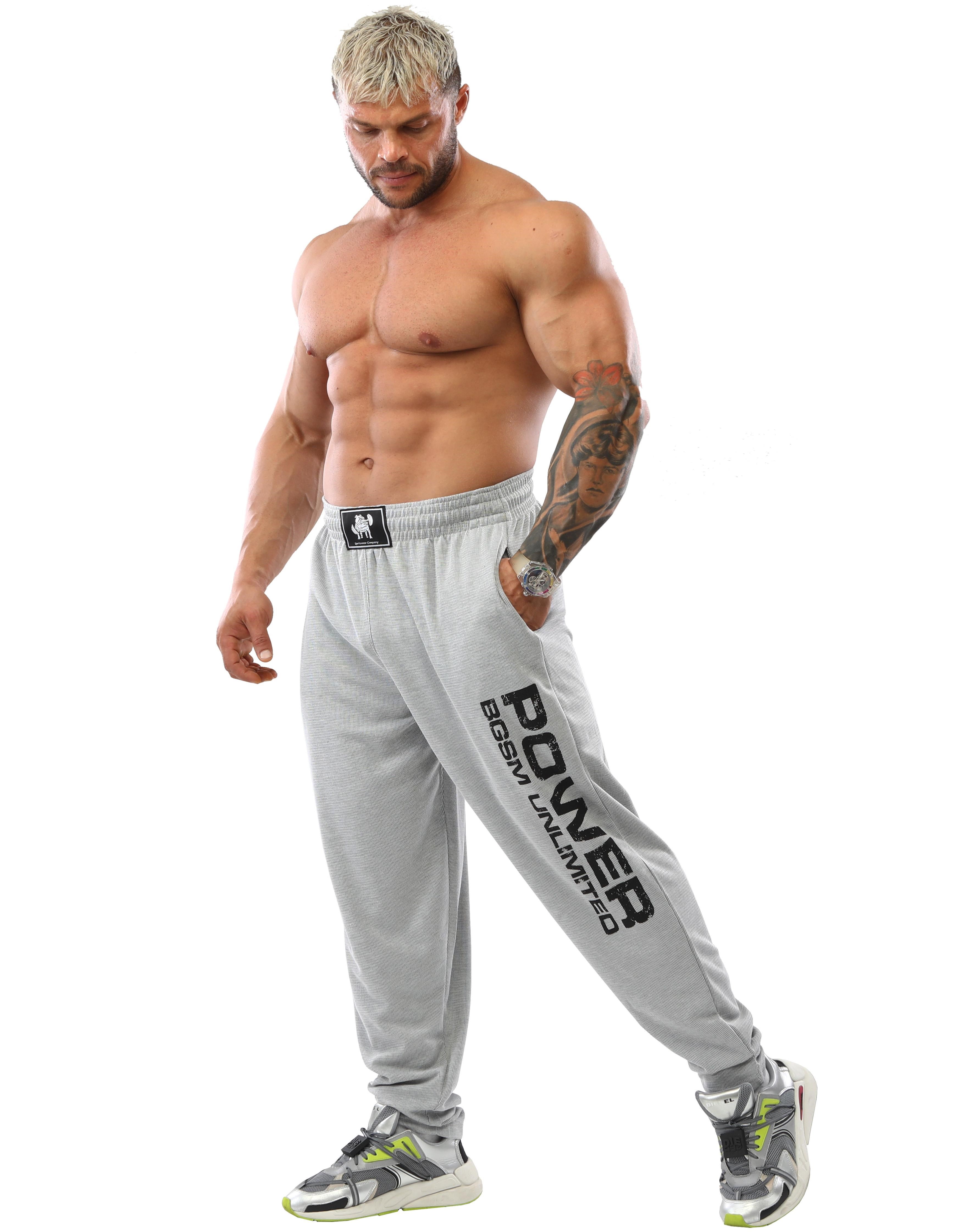 Erkek Şalvar Kesim Eşofman Altı Gym Pantolon BGSM PNT1358