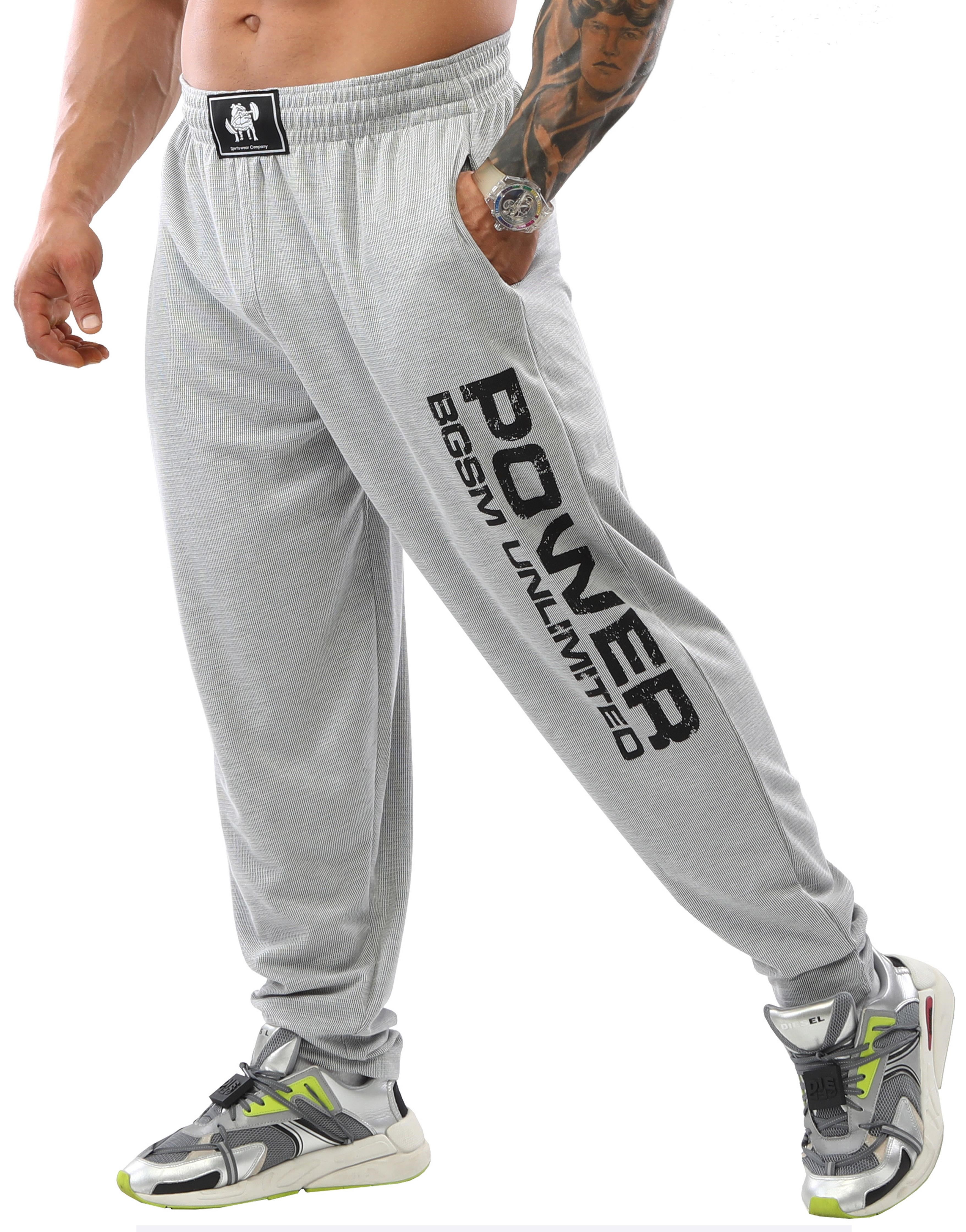 Erkek Şalvar Kesim Eşofman Altı Gym Pantolon BGSM PNT1358