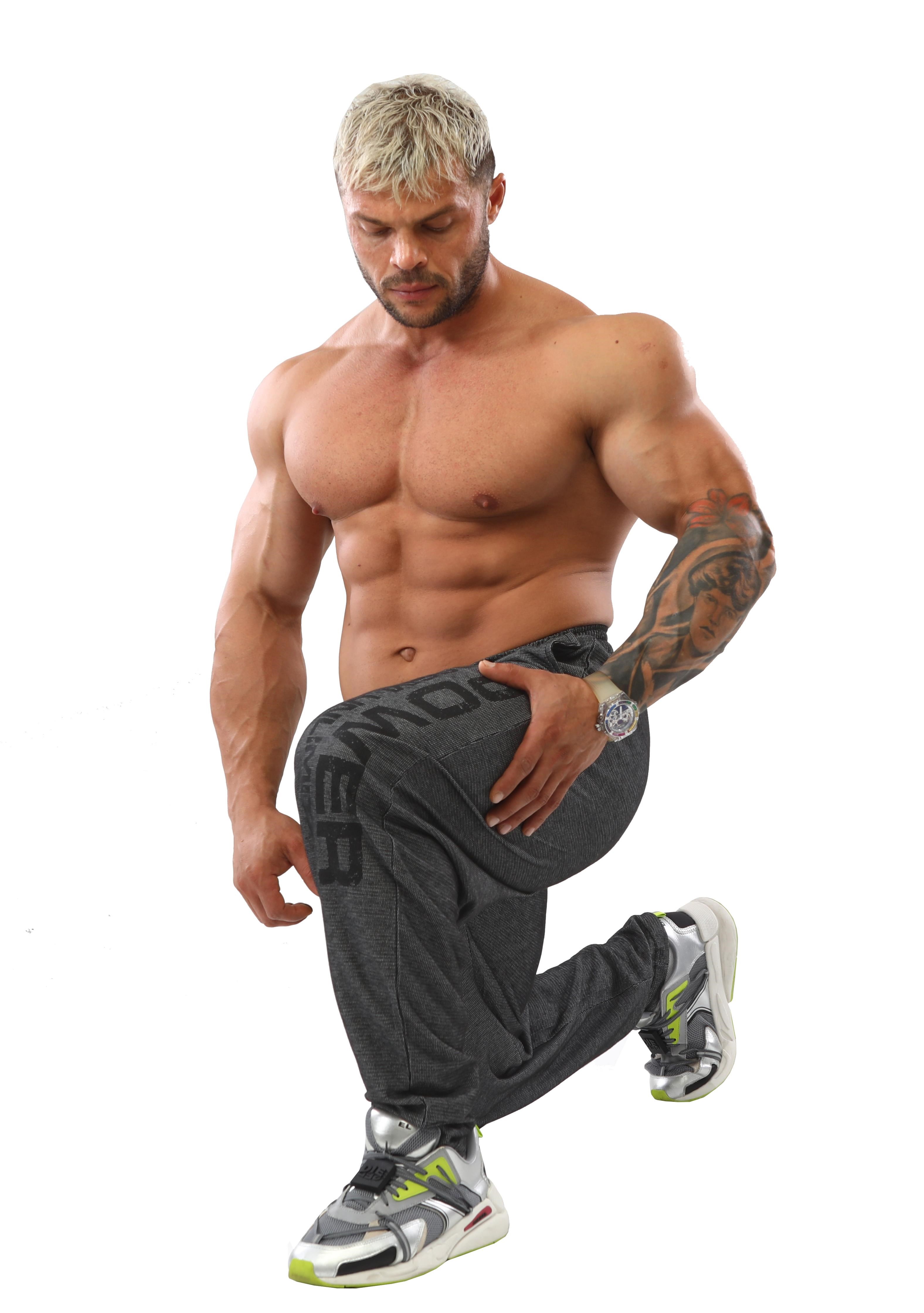Erkek Şalvar Kesim Eşofman Altı Gym Pantolon BGSM PNT1358