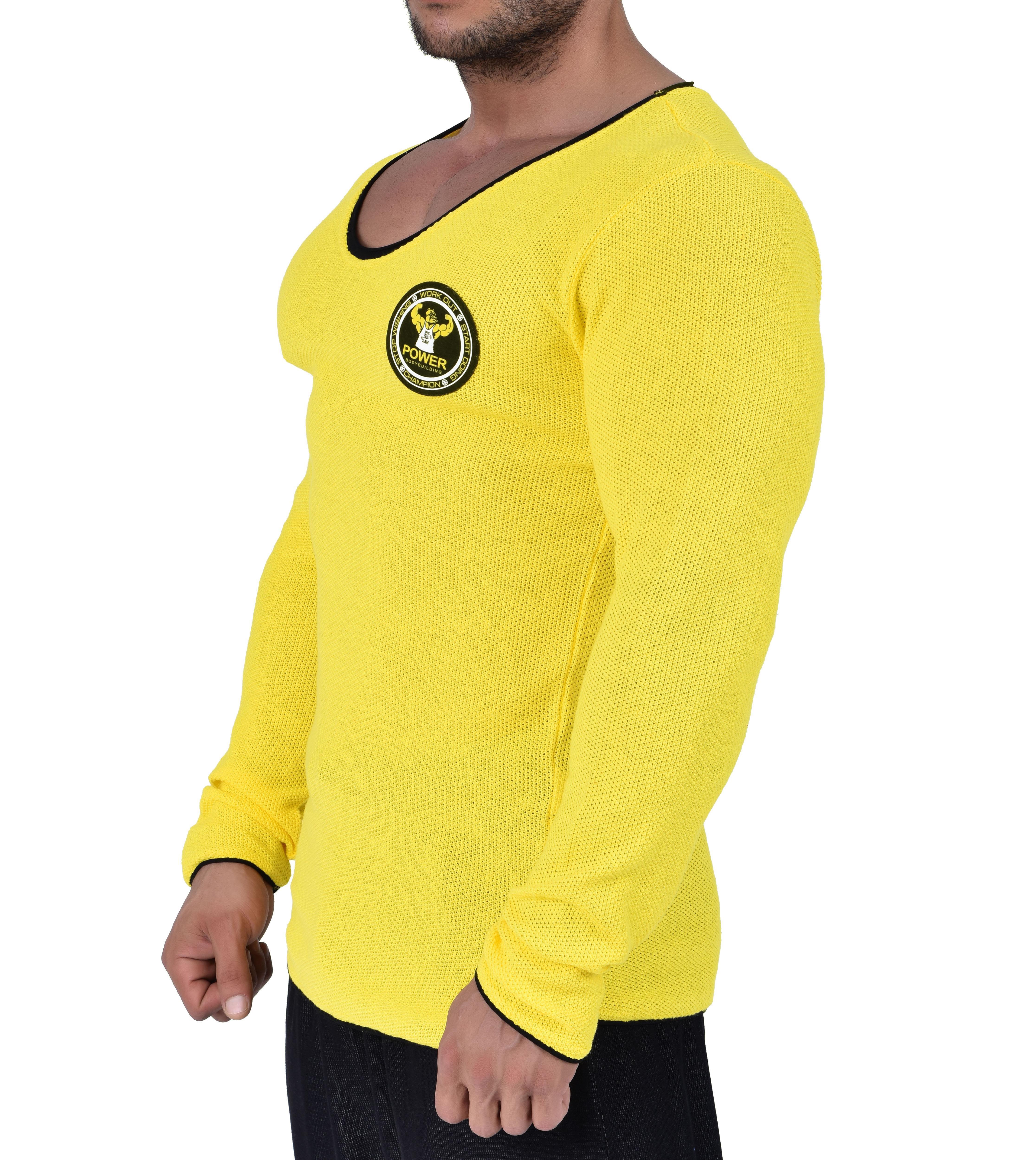 Erkek Slim Fit Spor Triko Sweatshirt Big Sam 4675