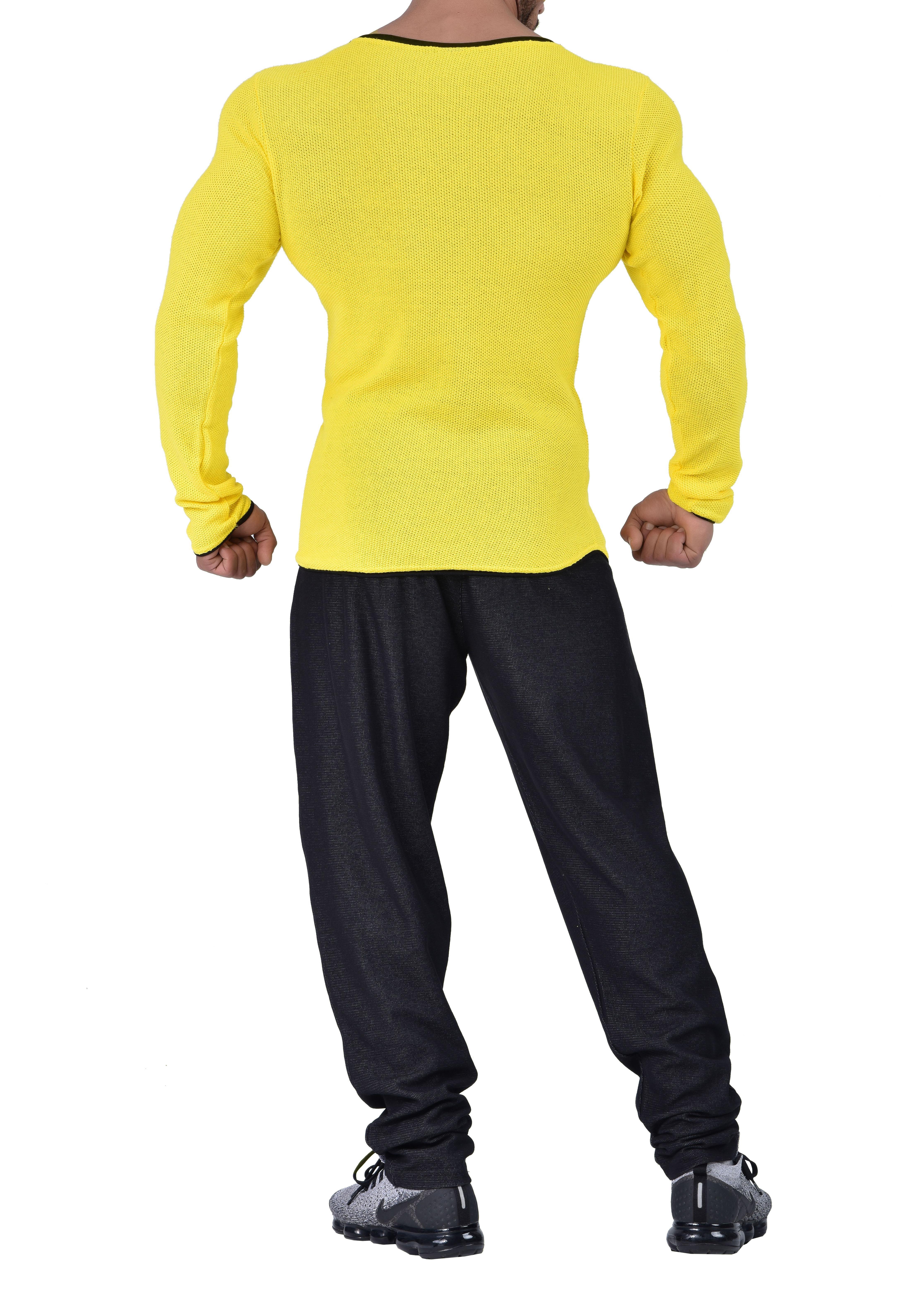 Erkek Slim Fit Spor Triko Sweatshirt Big Sam 4675