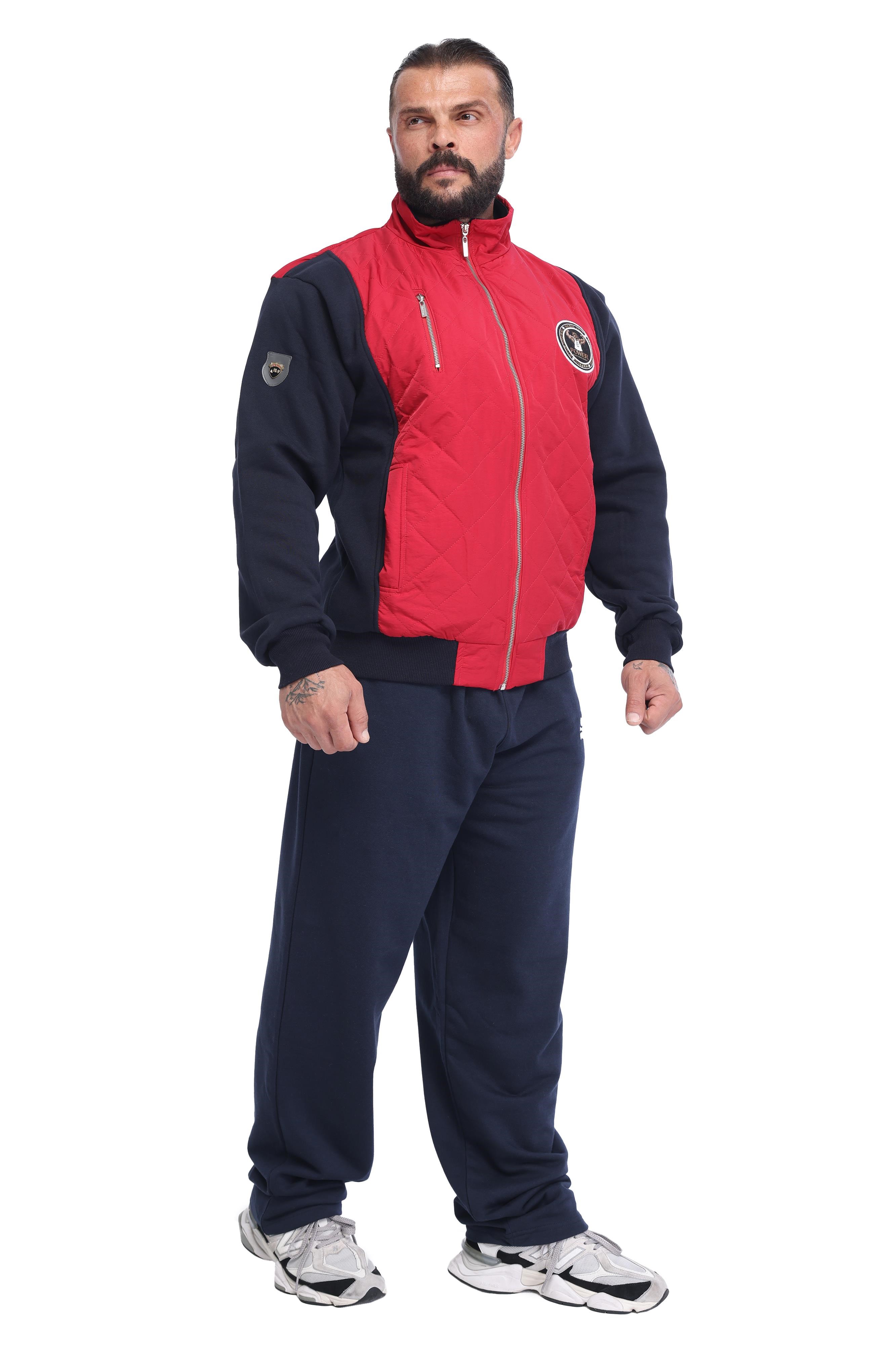 Erkek Spor Ceket Kapitone Detaylı Hafif Mont Big Sam 3597