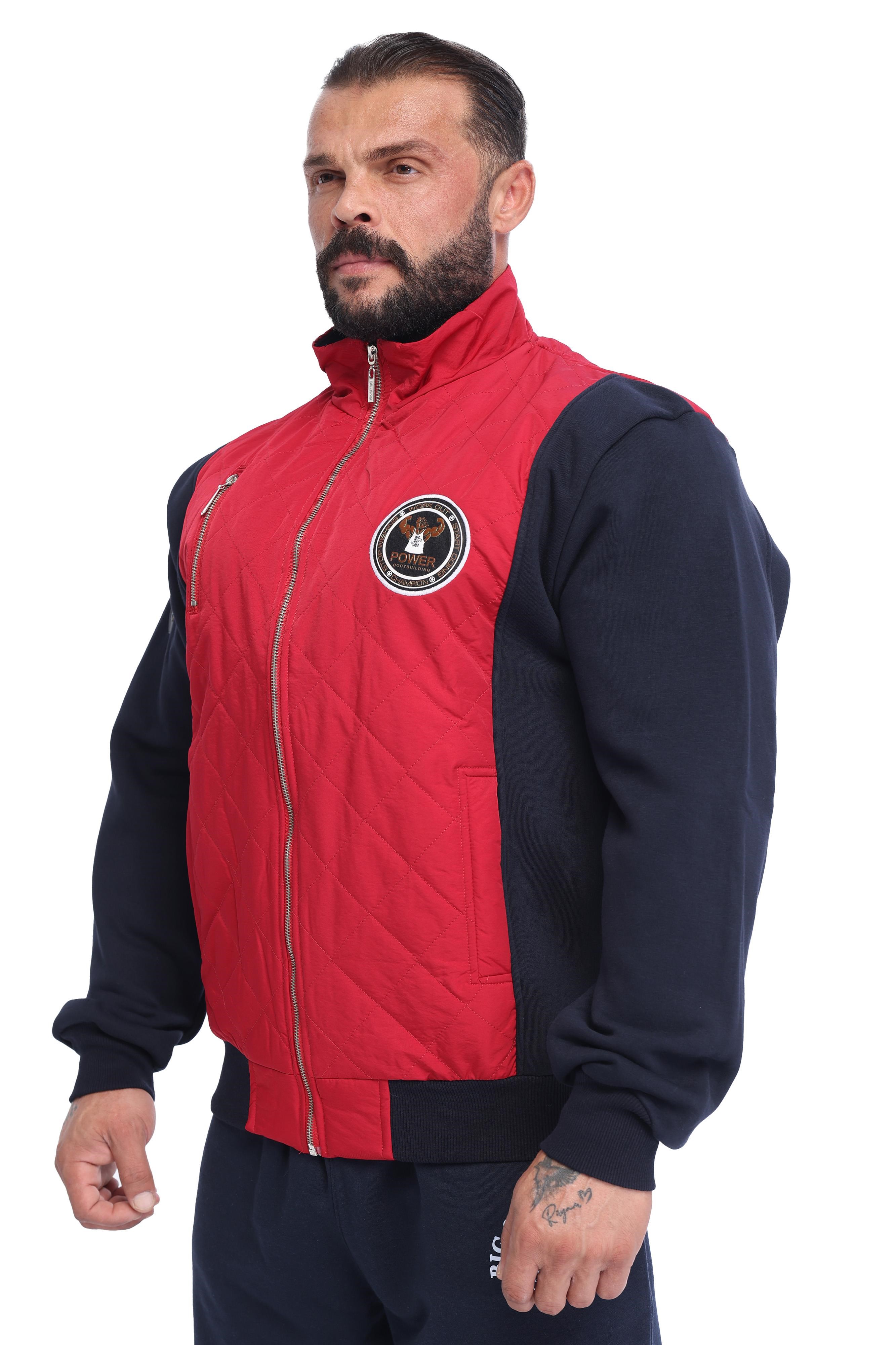 Erkek Spor Ceket Kapitone Detaylı Hafif Mont Big Sam 3597