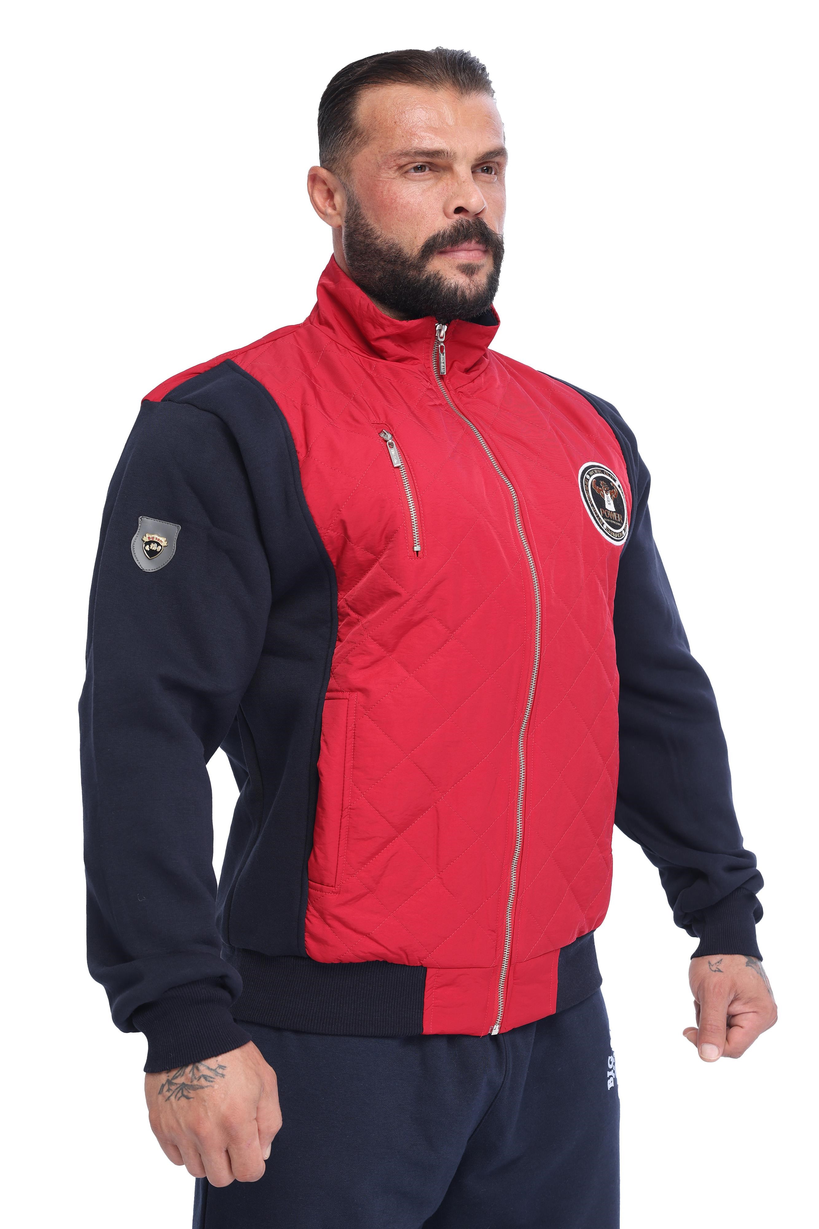 Erkek Spor Ceket Kapitone Detaylı Hafif Mont Big Sam 3597