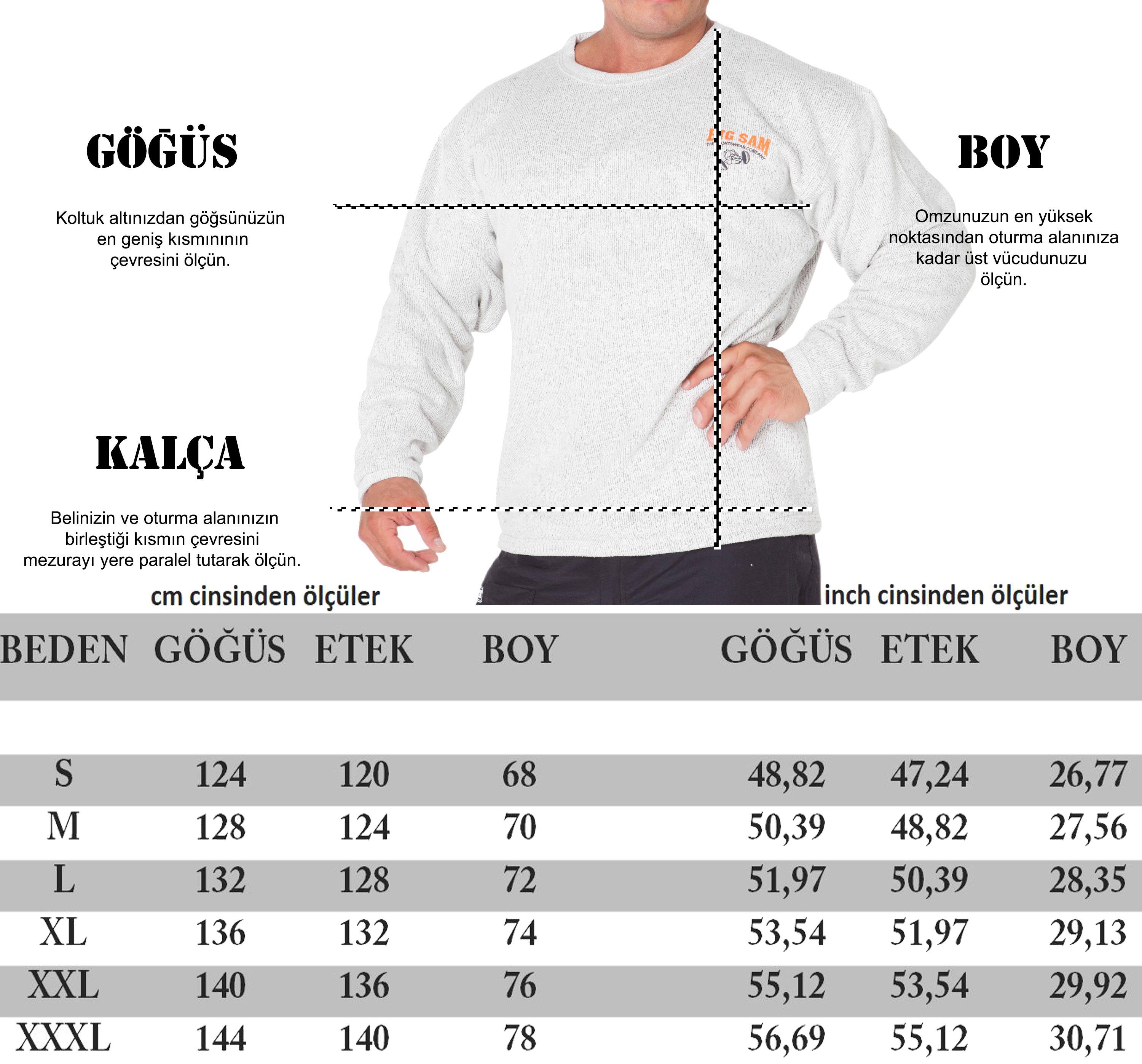 Erkek Sweatshirt | Rahat Kesim, Pamuklu Spor Kazak