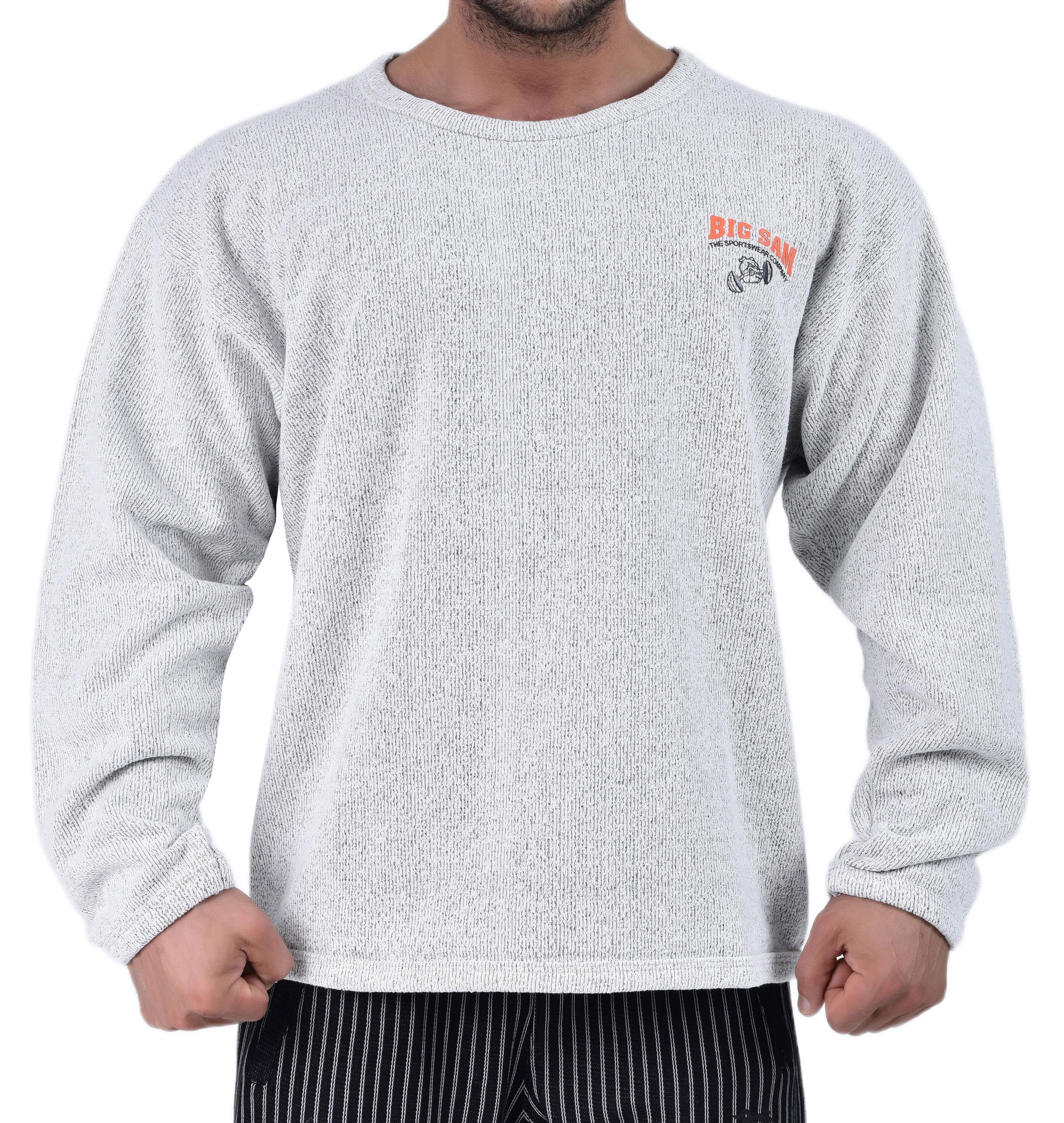 Erkek Sweatshirt | Rahat Kesim, Pamuklu Spor Kazak