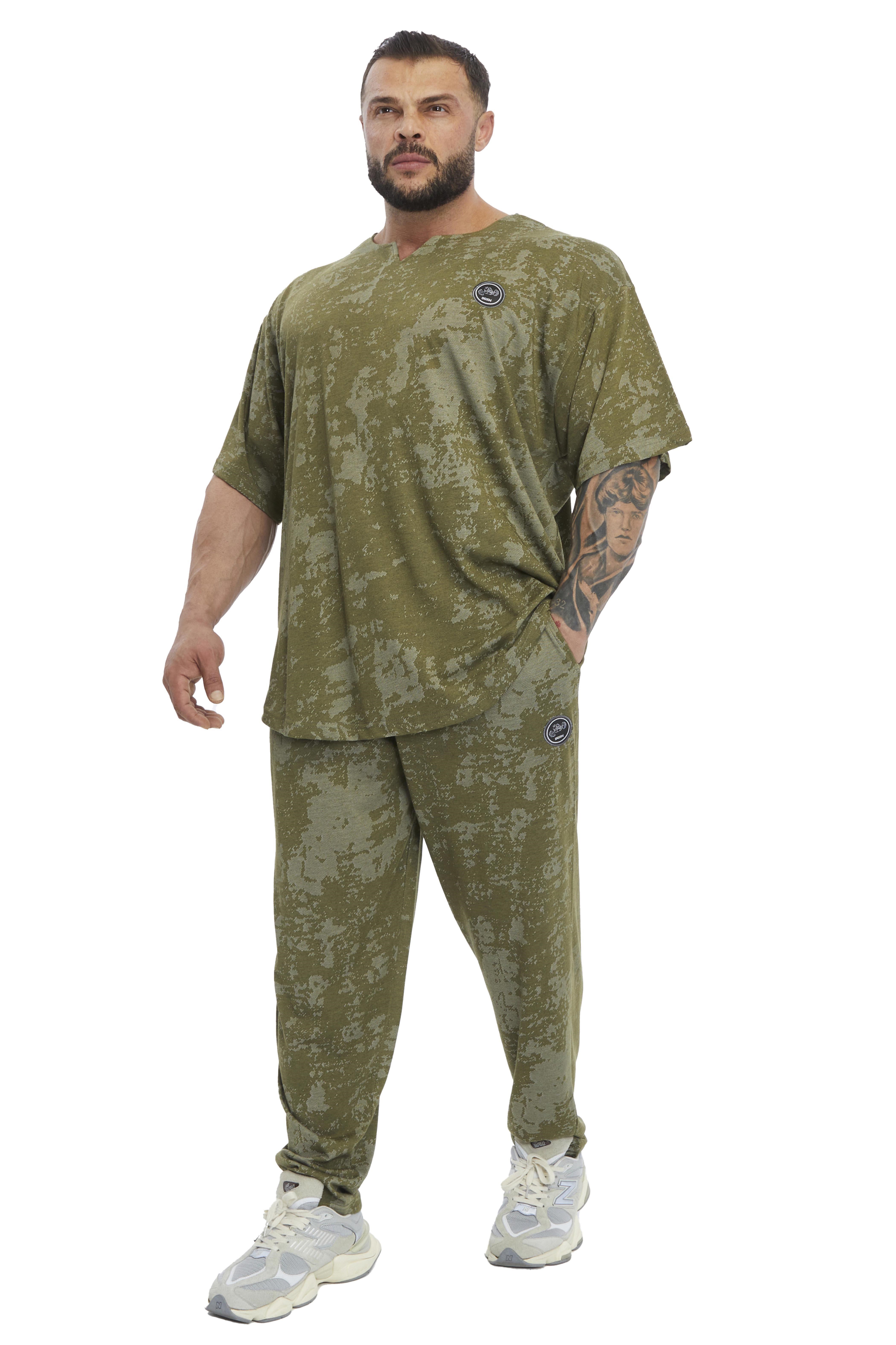 Eşofman Altı Teknik Kamuflaj Body Pantolon Big Sam 1285