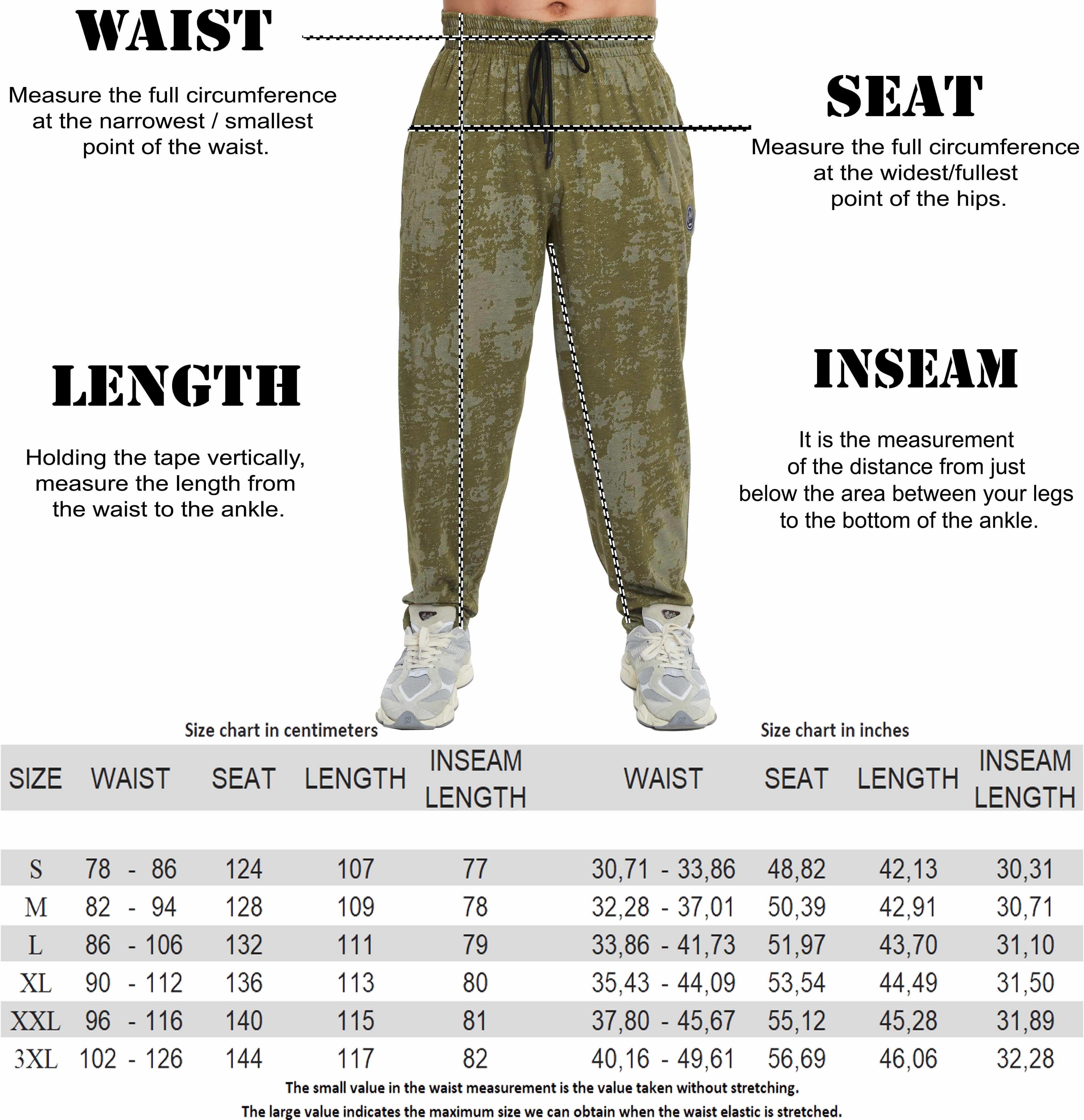 Eşofman Altı Teknik Kamuflaj Body Pantolon Big Sam 1285