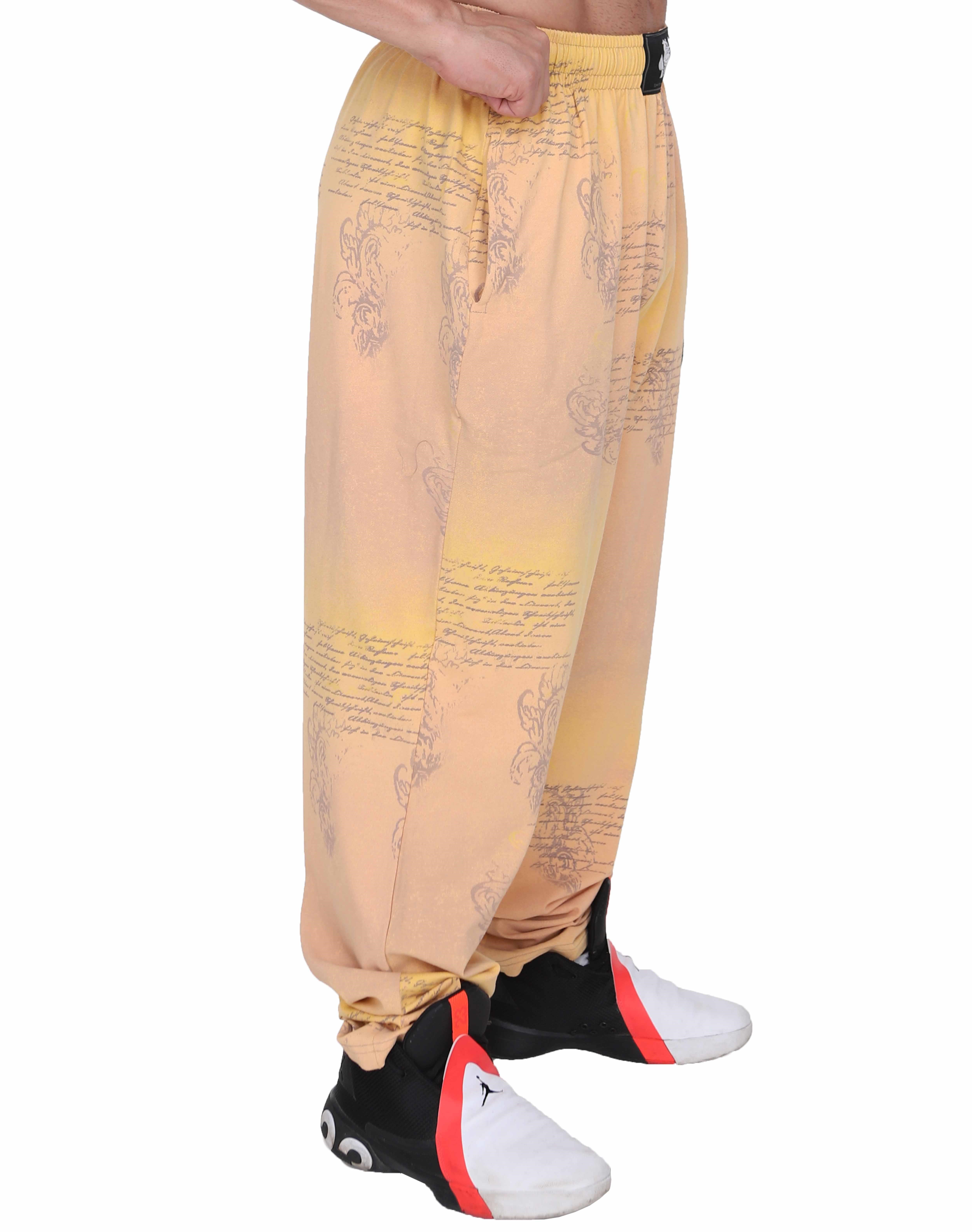 Etnik Desen Şalvar Kesim Eşofman Body Pantolon Big Sam 1163