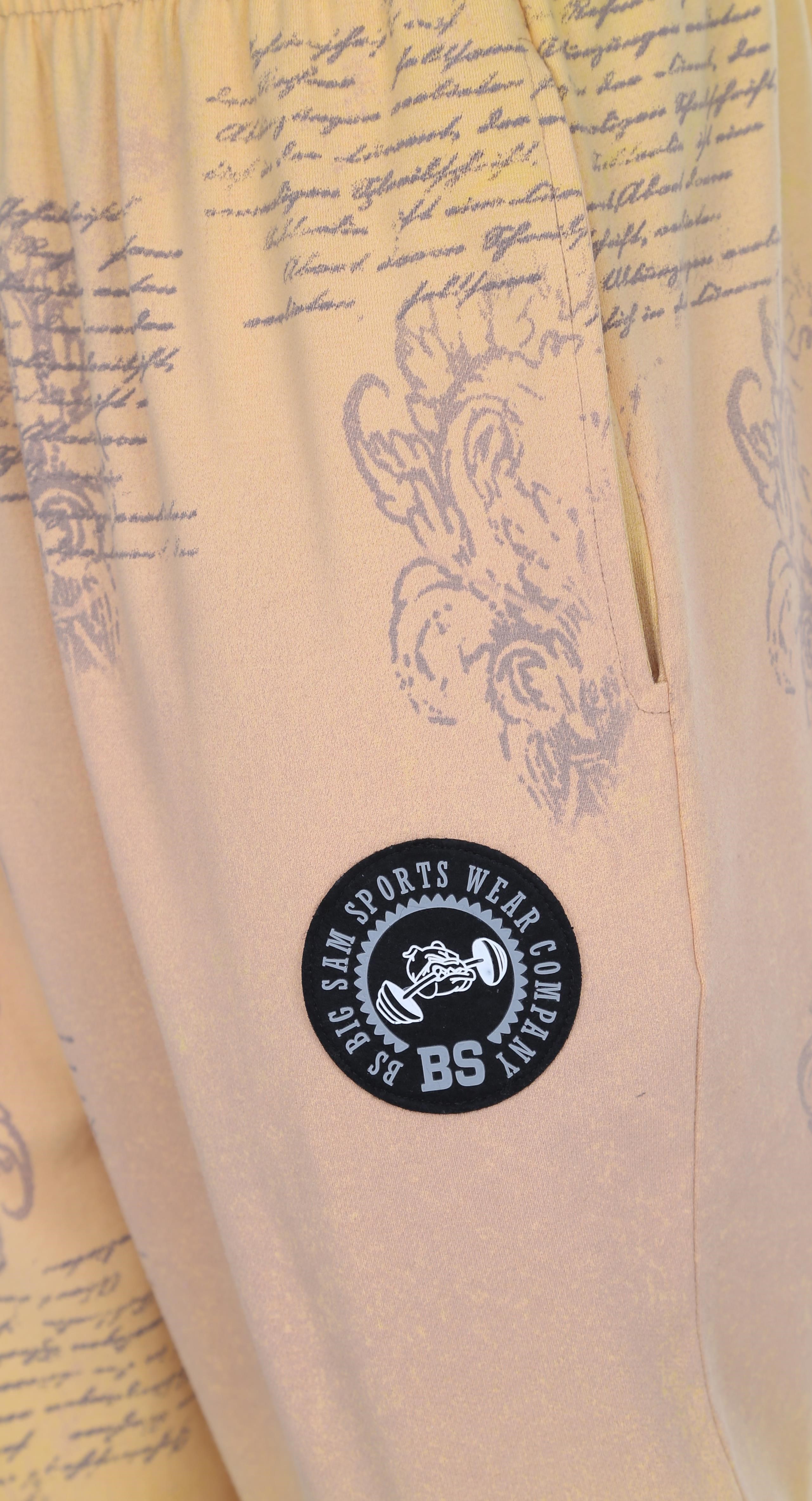 Etnik Desen Şalvar Kesim Eşofman Body Pantolon Big Sam 1163