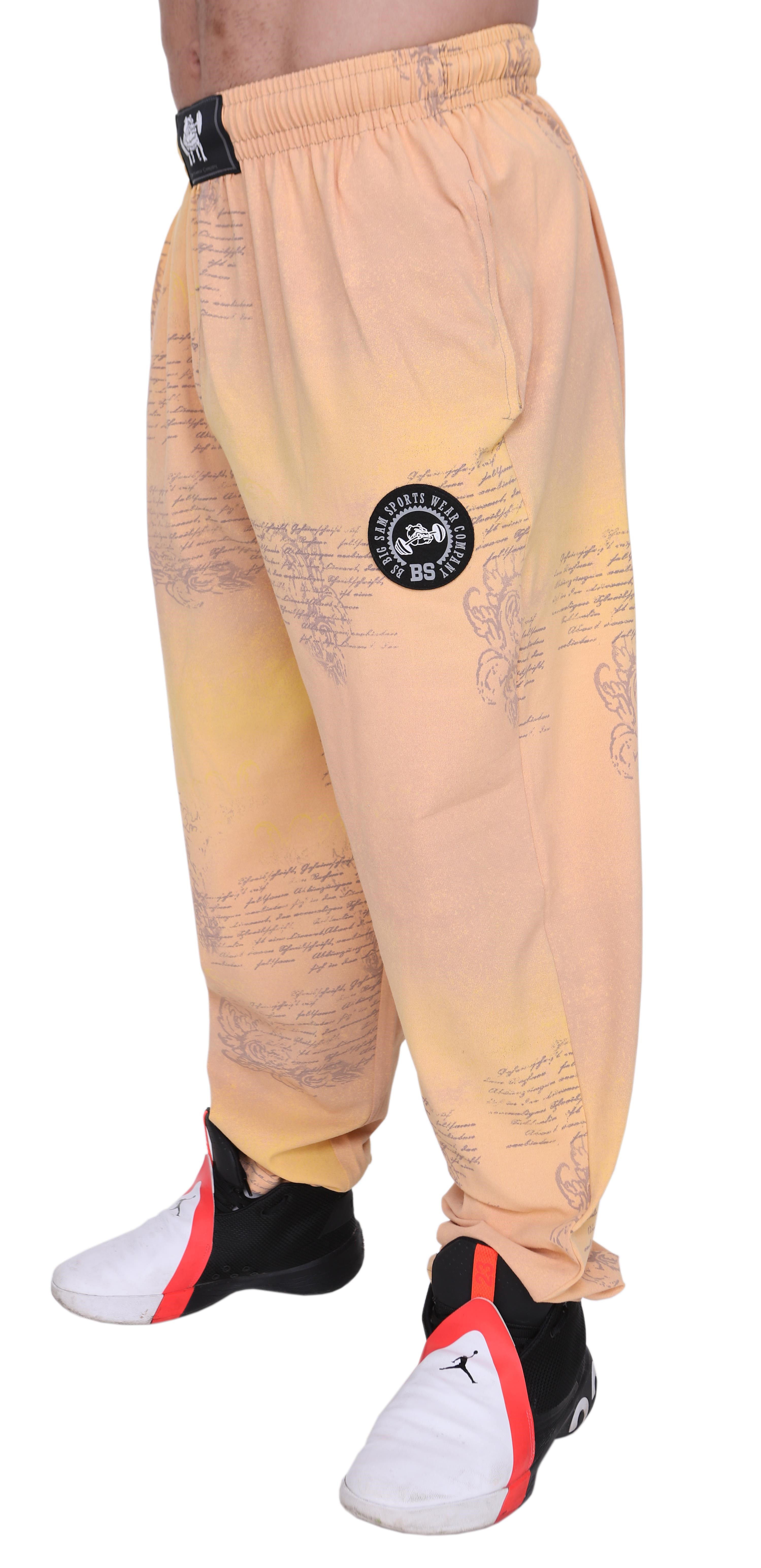 Etnik Desen Şalvar Kesim Eşofman Body Pantolon Big Sam 1163