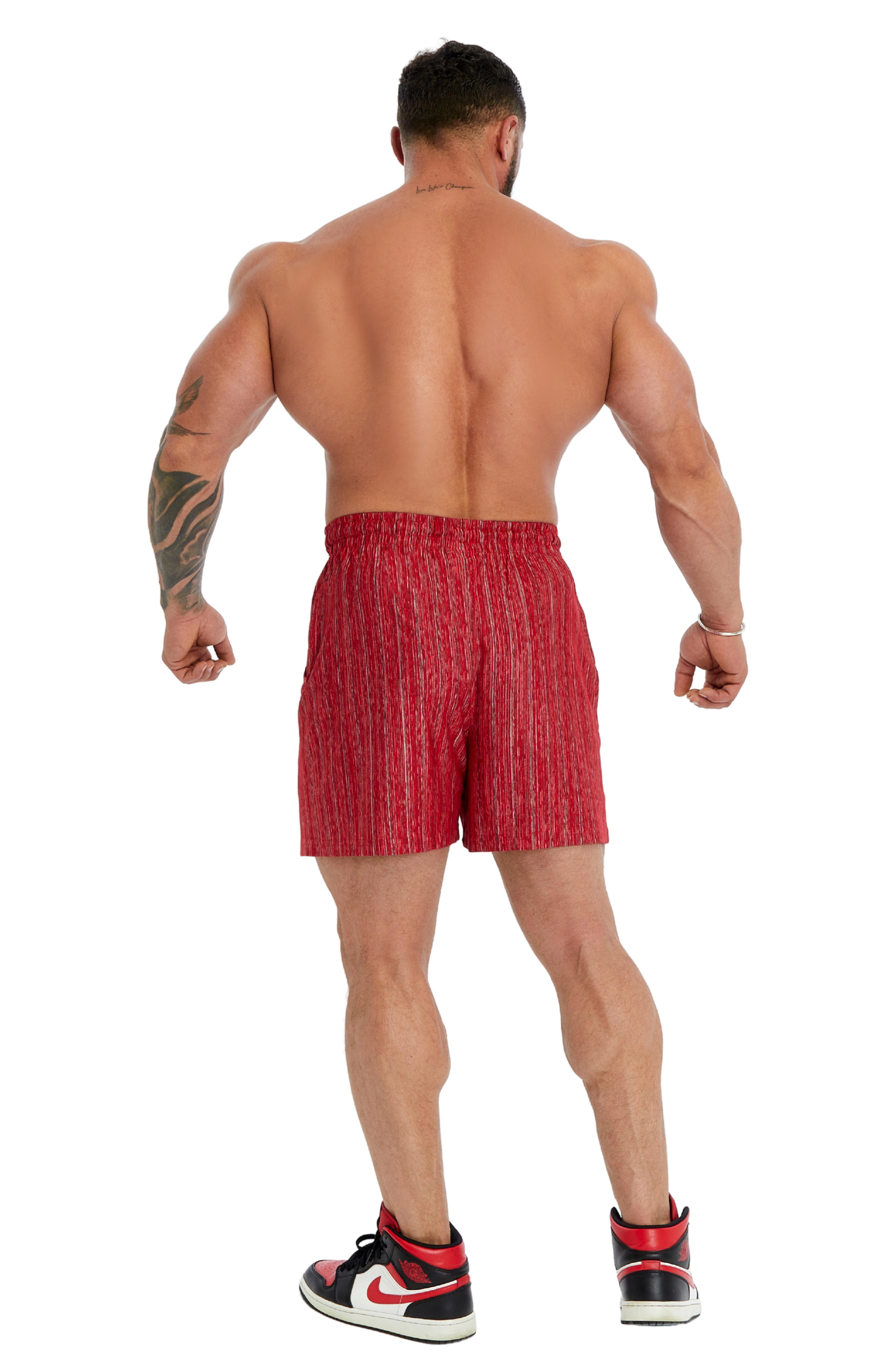 Fitness Antrenman Şortu Kırmızı Big Sam 1481