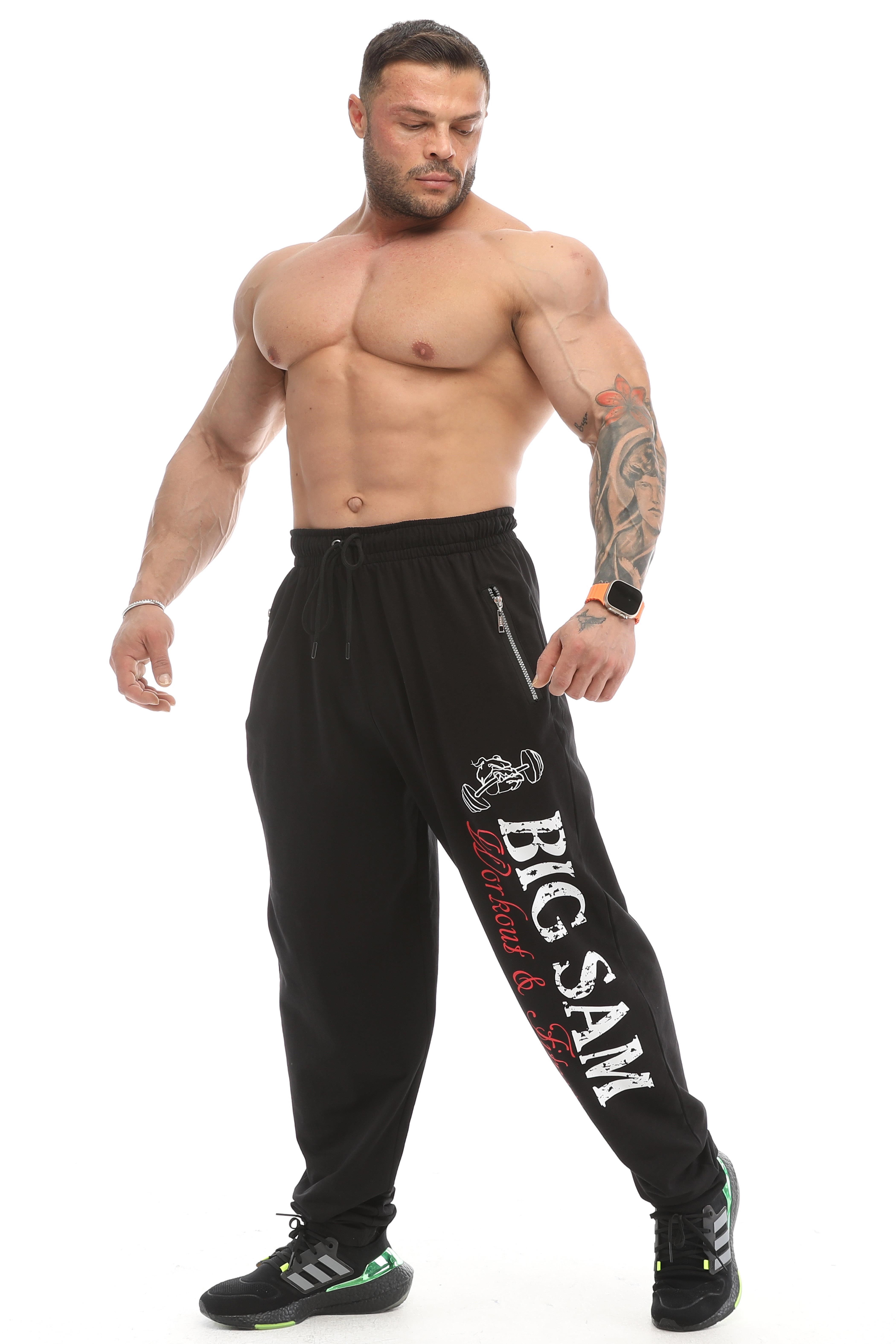 Fitness Pantolon Şalvar Kesim Eşofman Altı Big Sam 1094
