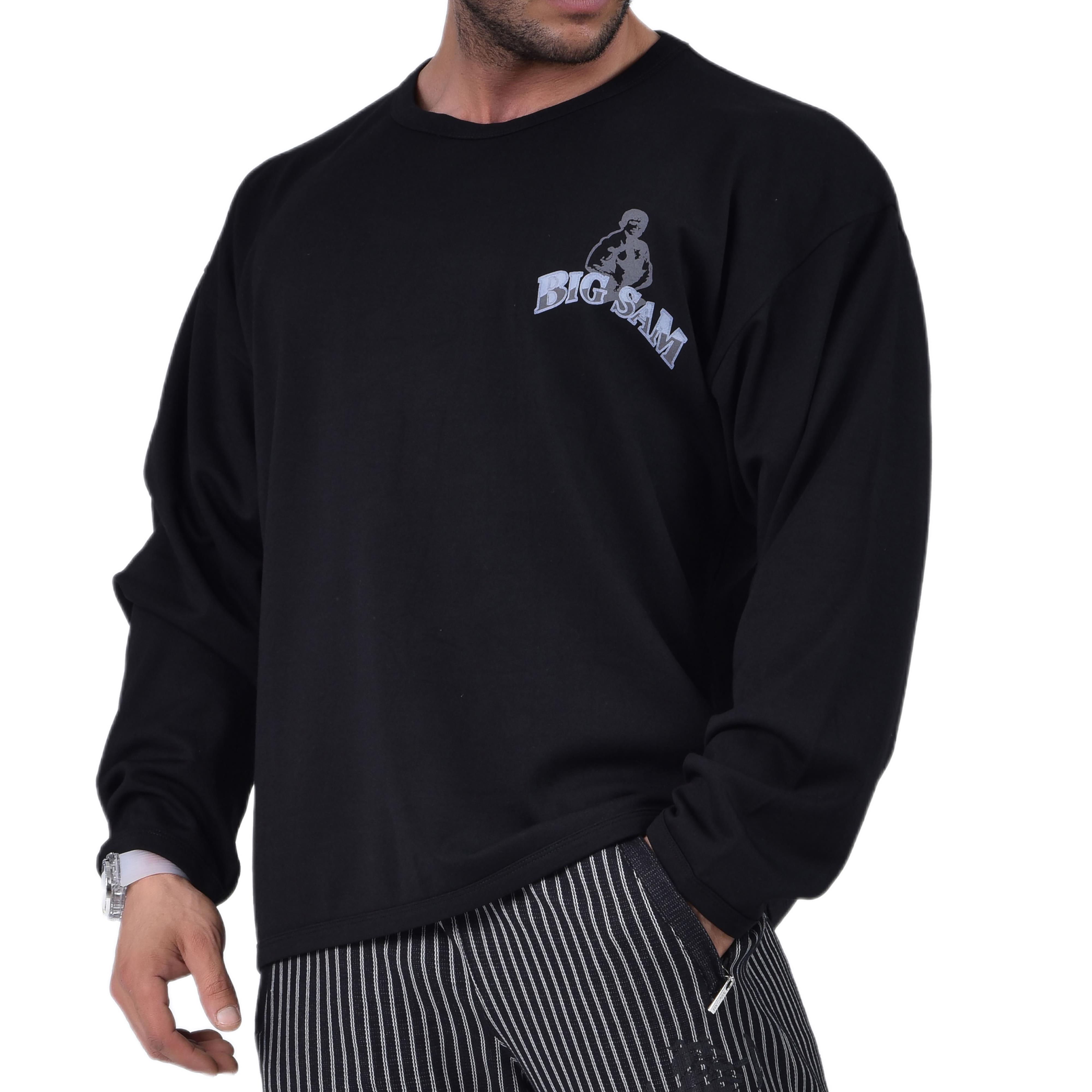 Geniş Kesim Bodybuilding Sweatshirt Big Sam 4557
