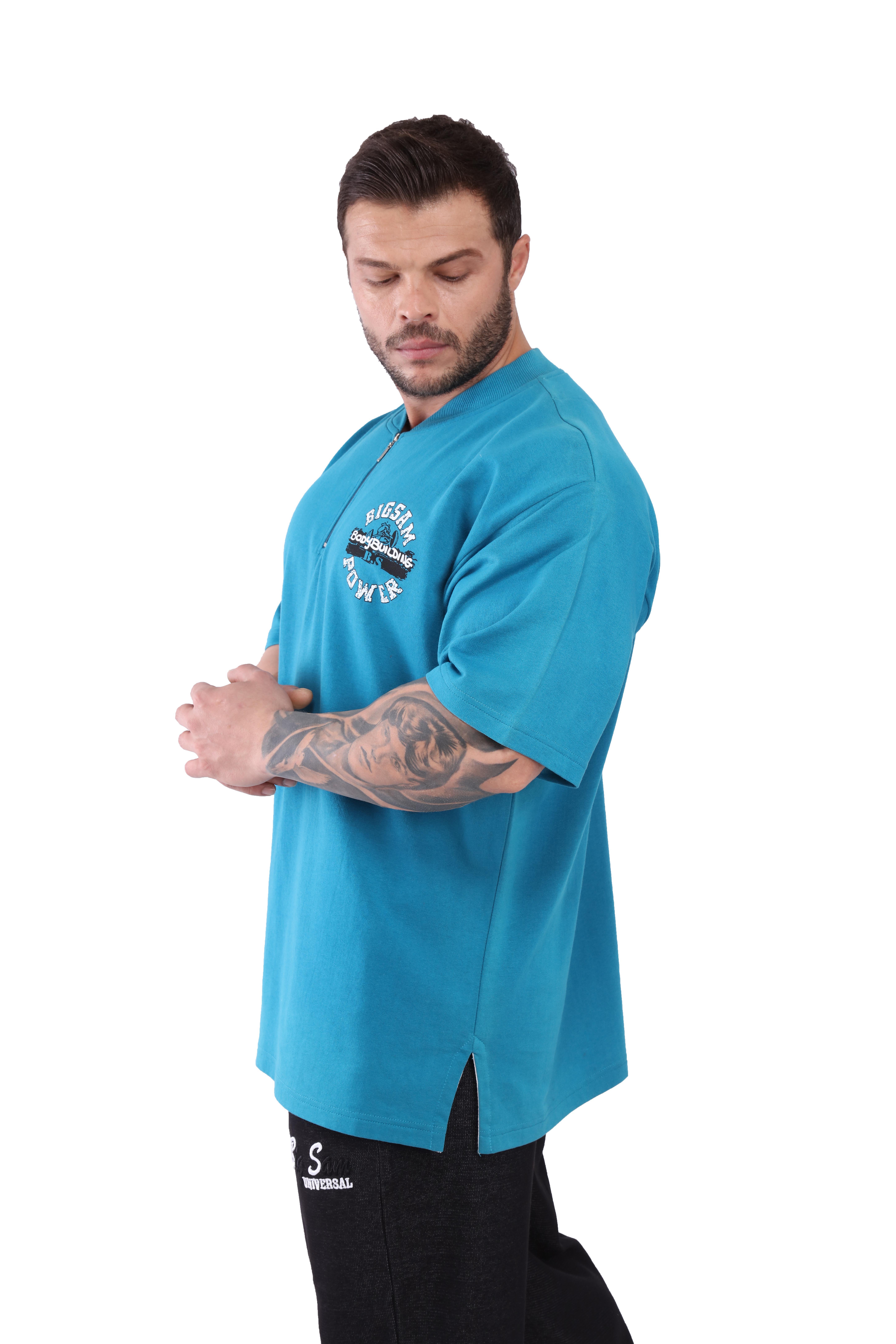 Geniş Kesim Pamuklu Tişört Big Sam 3120