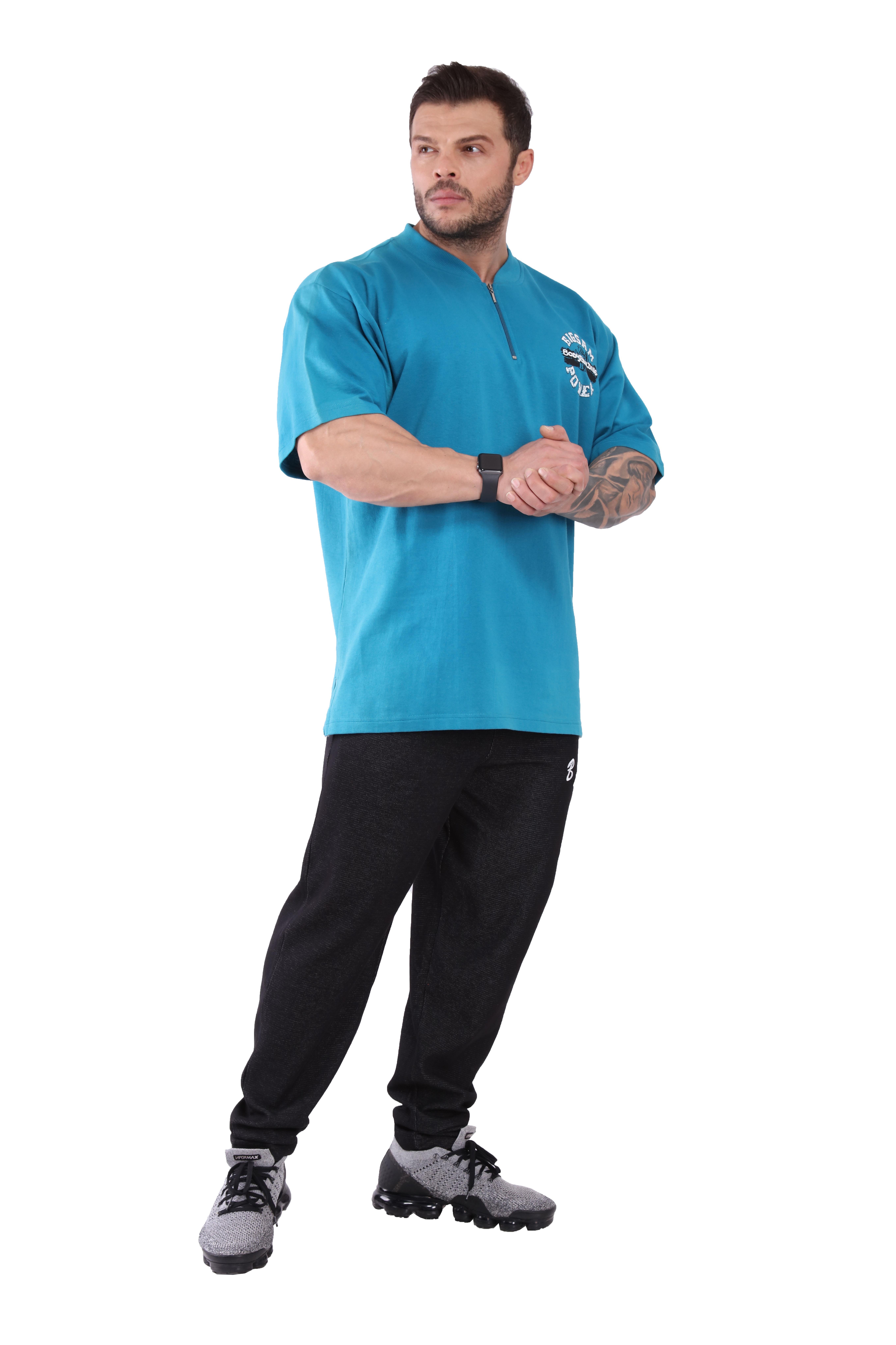 Geniş Kesim Pamuklu Tişört Big Sam 3120