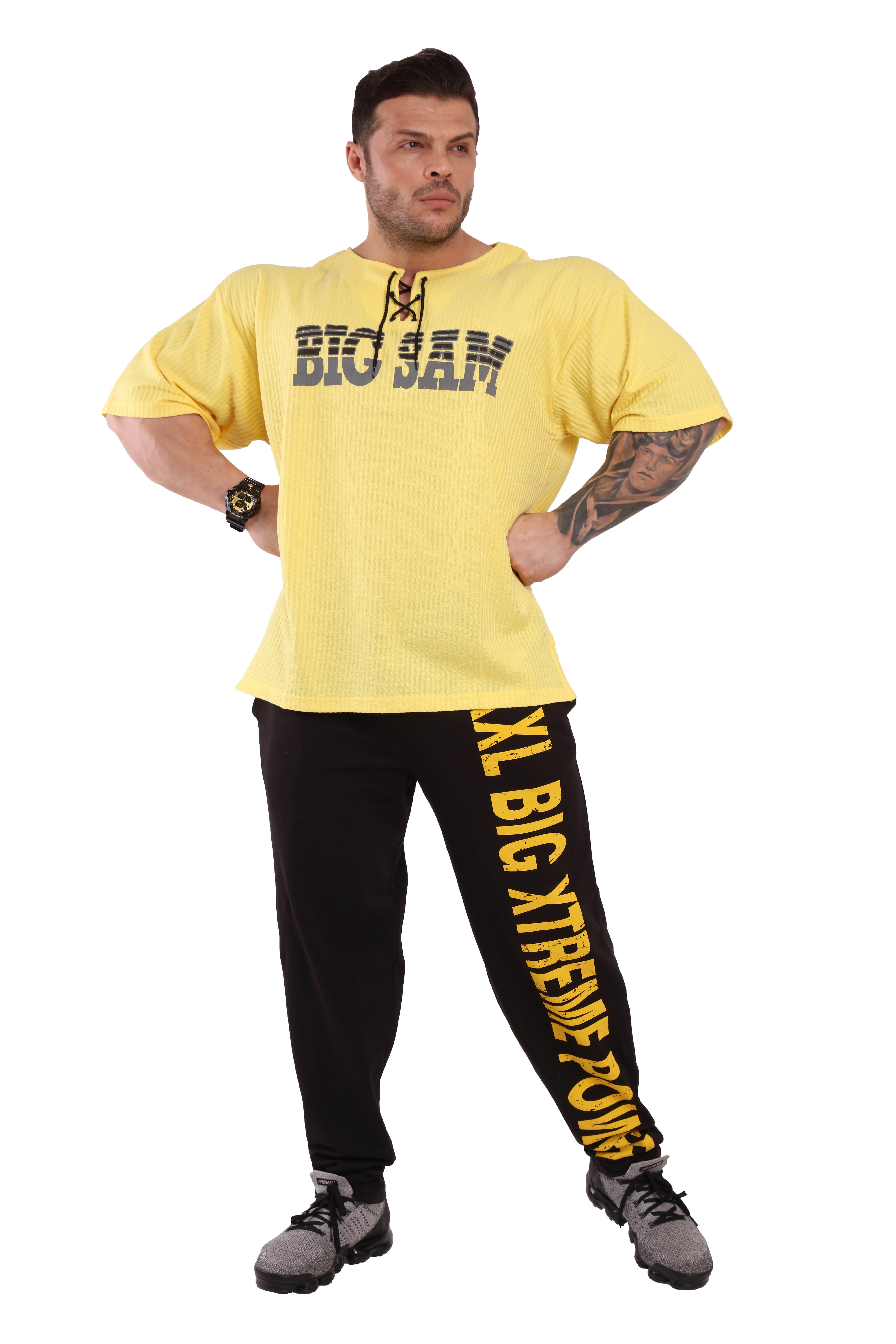 Geniş Kesim Spor T-shirt Oversize Üst Big Sam 3174
