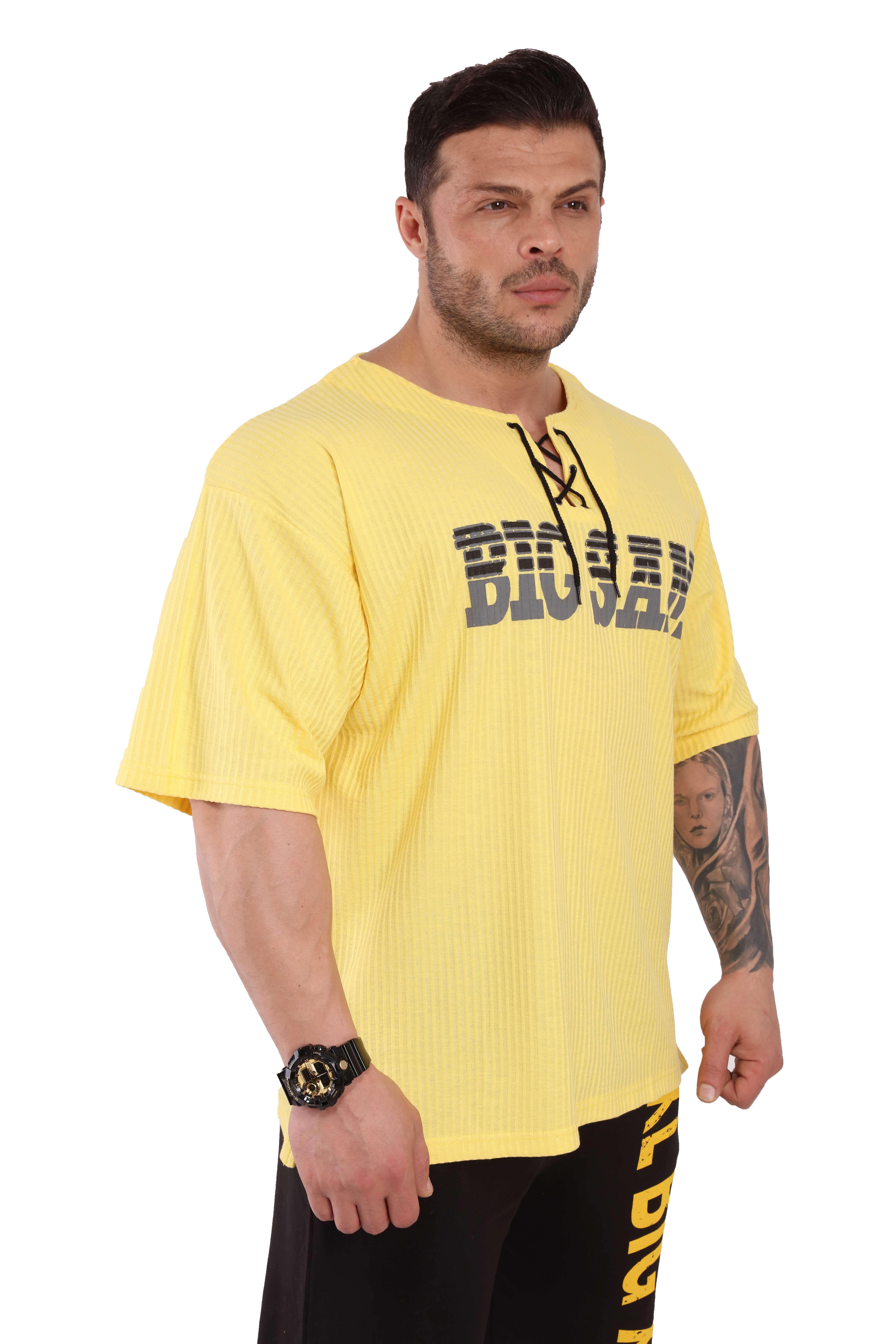 Geniş Kesim Spor T-shirt Oversize Üst Big Sam 3174