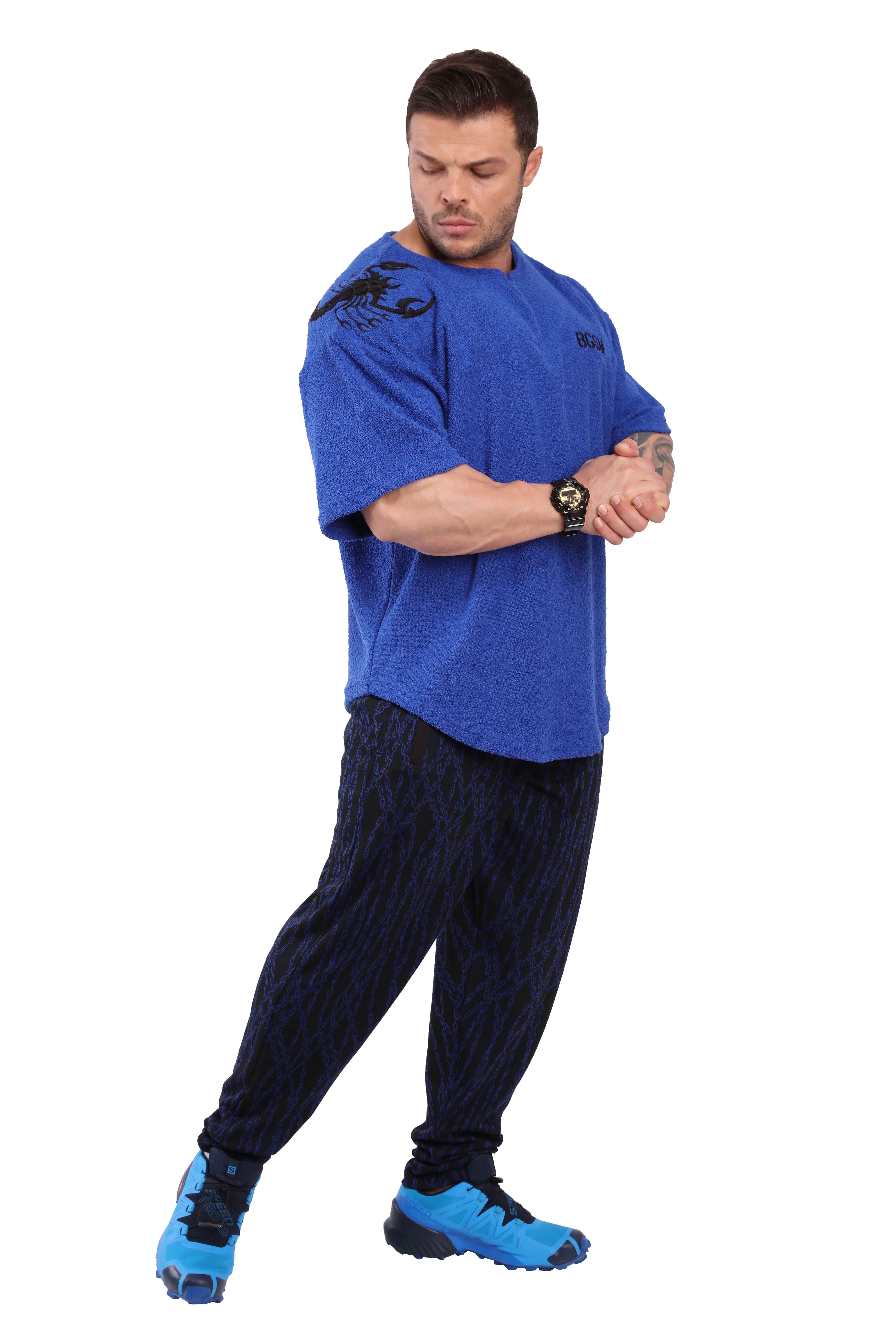 Havlu Antrenman T-shirt Geniş Kesim Bodybuilding Rag Top Big Sam 3299