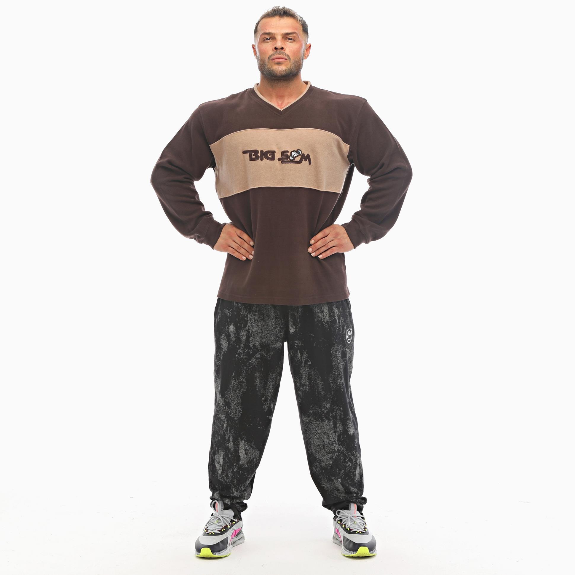 Kahverengi Kışlık Sweatshirt Big Sam 4654