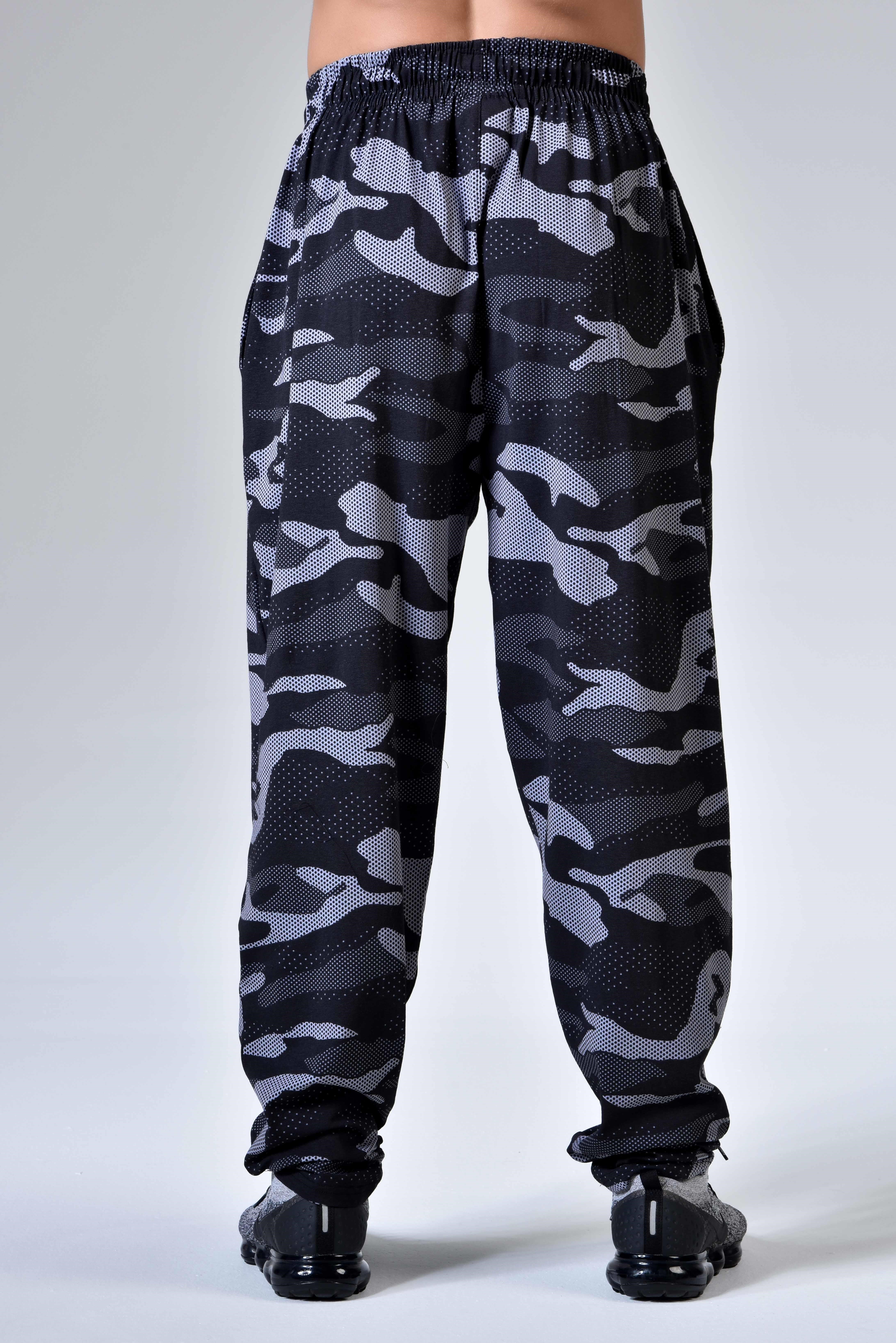 Kamuflaj Body Pantolon Bol Kesim Eşofman Altı BGSM 1288