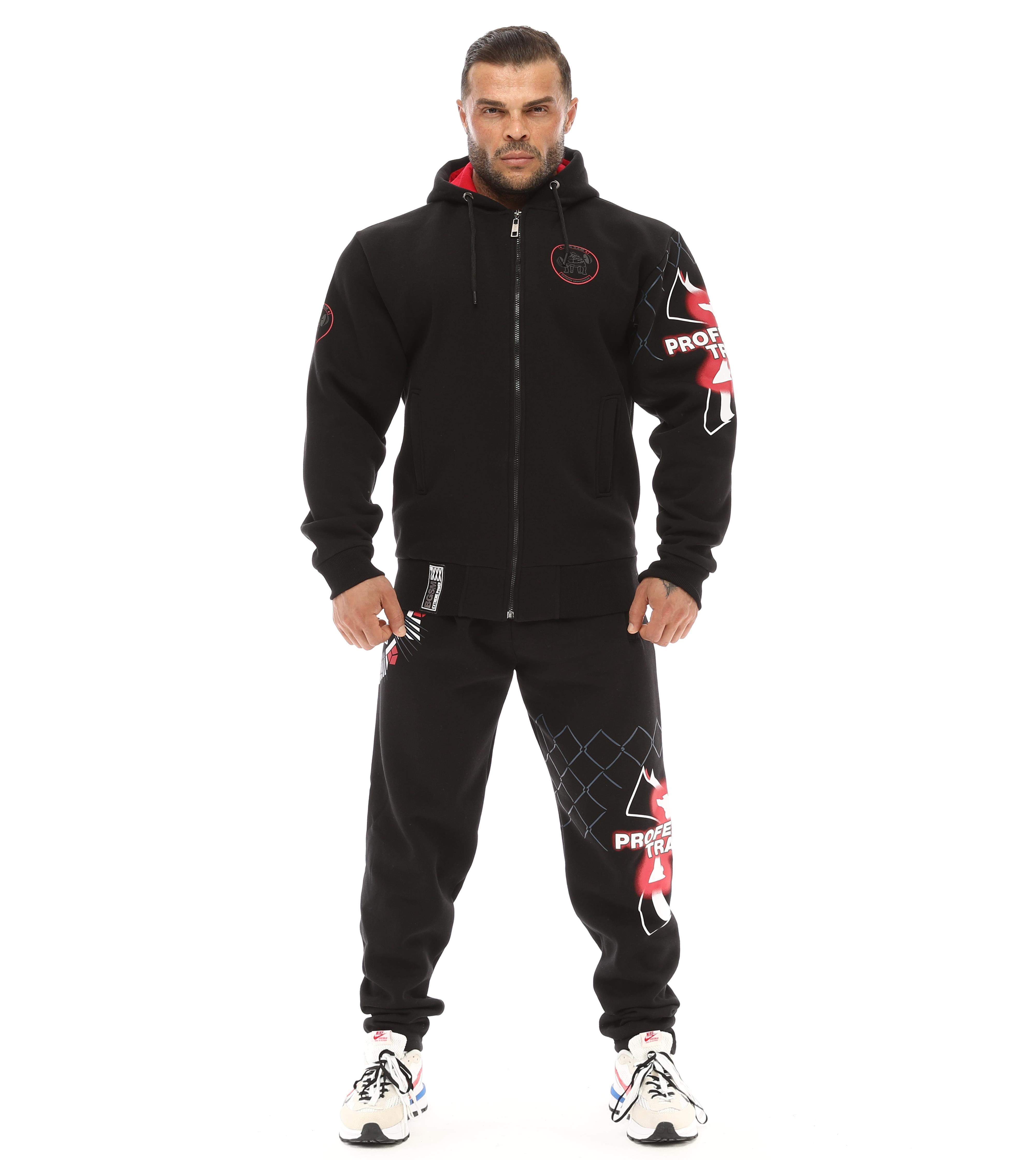 Kapşonlu Kışlık Oversize Polar Eşofman Üstü Spor Ceket Big Sam 3571