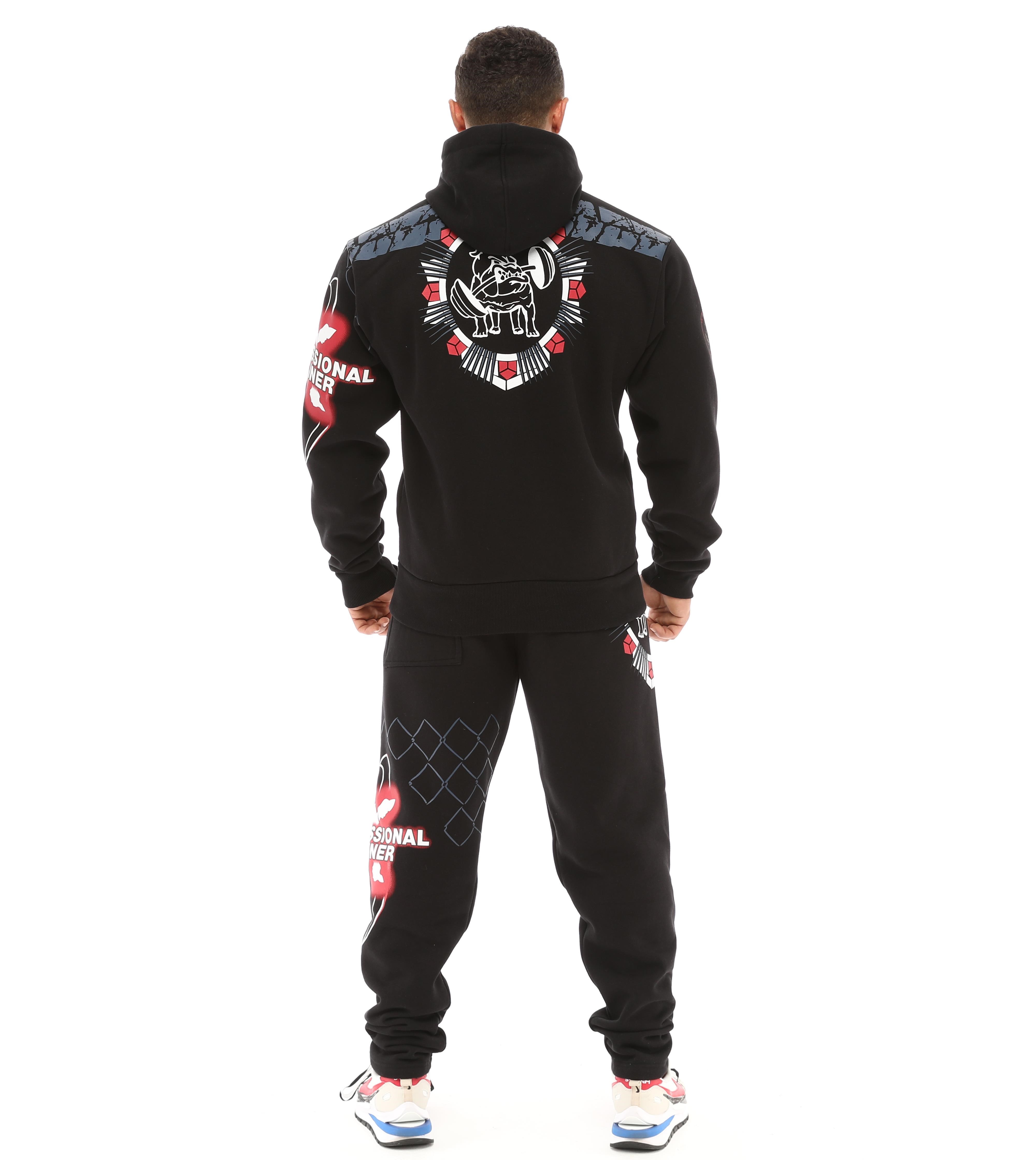 Kapşonlu Kışlık Oversize Polar Eşofman Üstü Spor Ceket Big Sam 3571