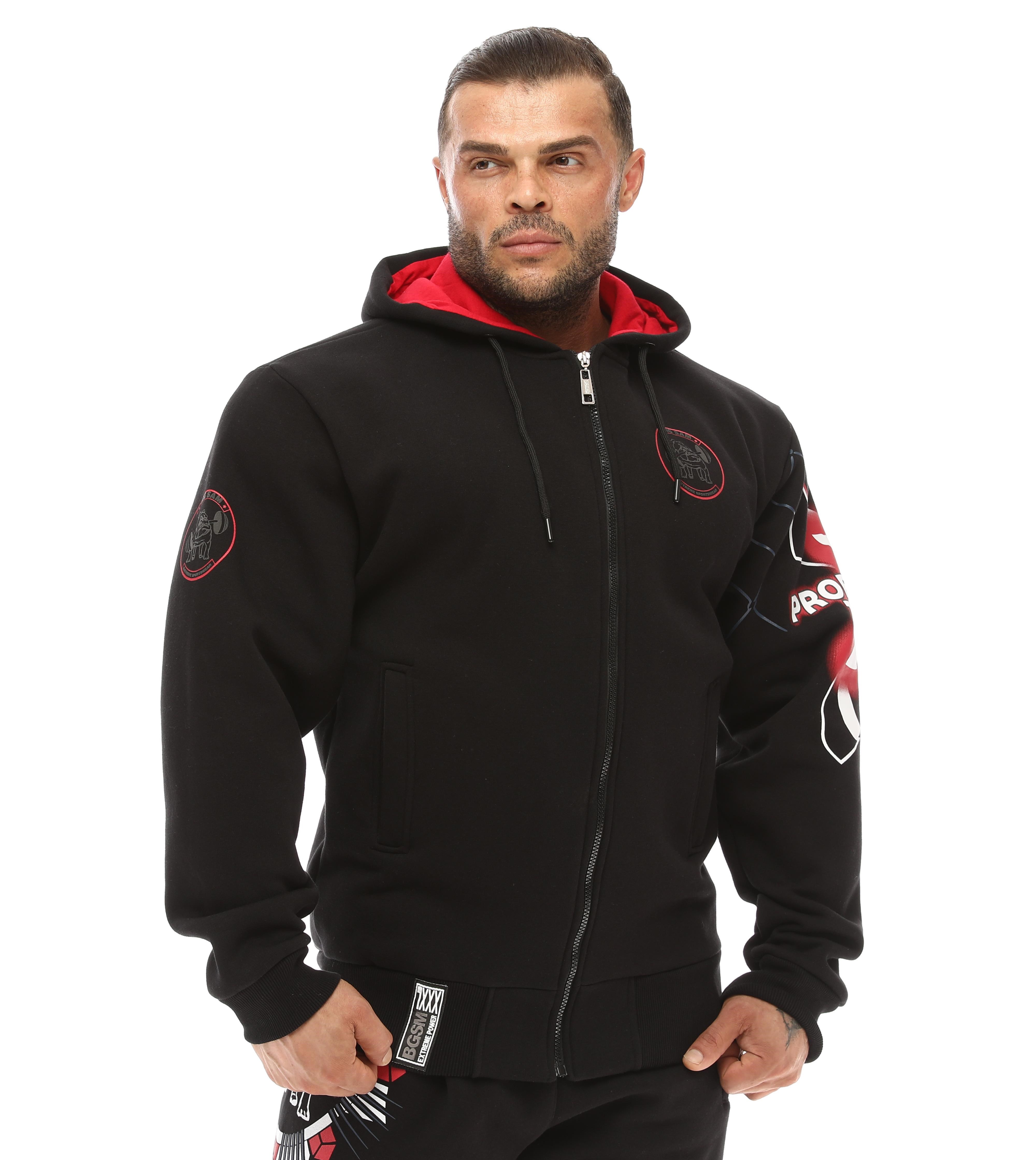 Kapşonlu Kışlık Oversize Polar Eşofman Üstü Spor Ceket Big Sam 3571