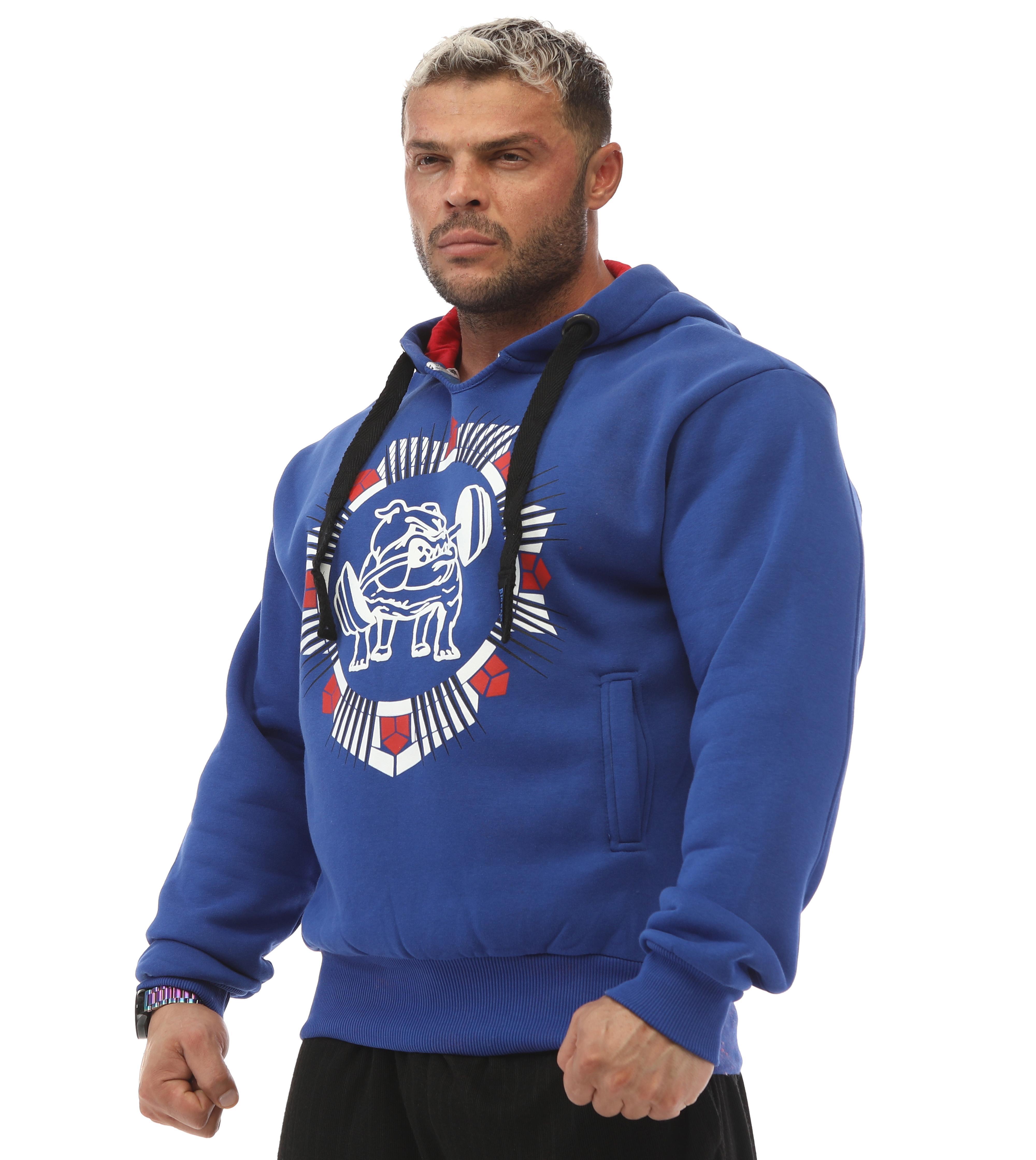 Kapşonlu Mavi Kışlık Sweater Big Sam 4698