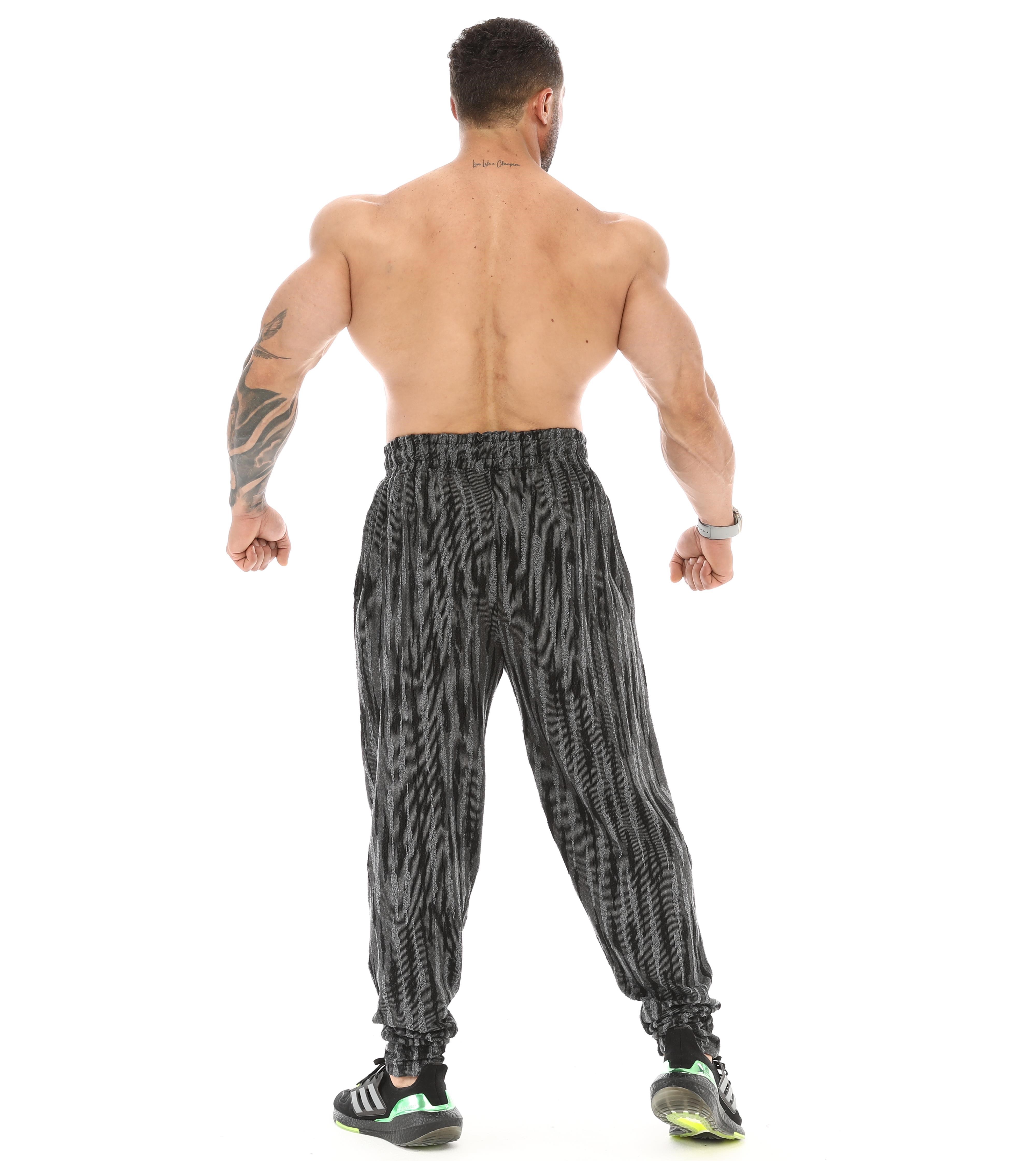 Kışlık Eşofman Altı Dokulu Oversize Body Pantolon