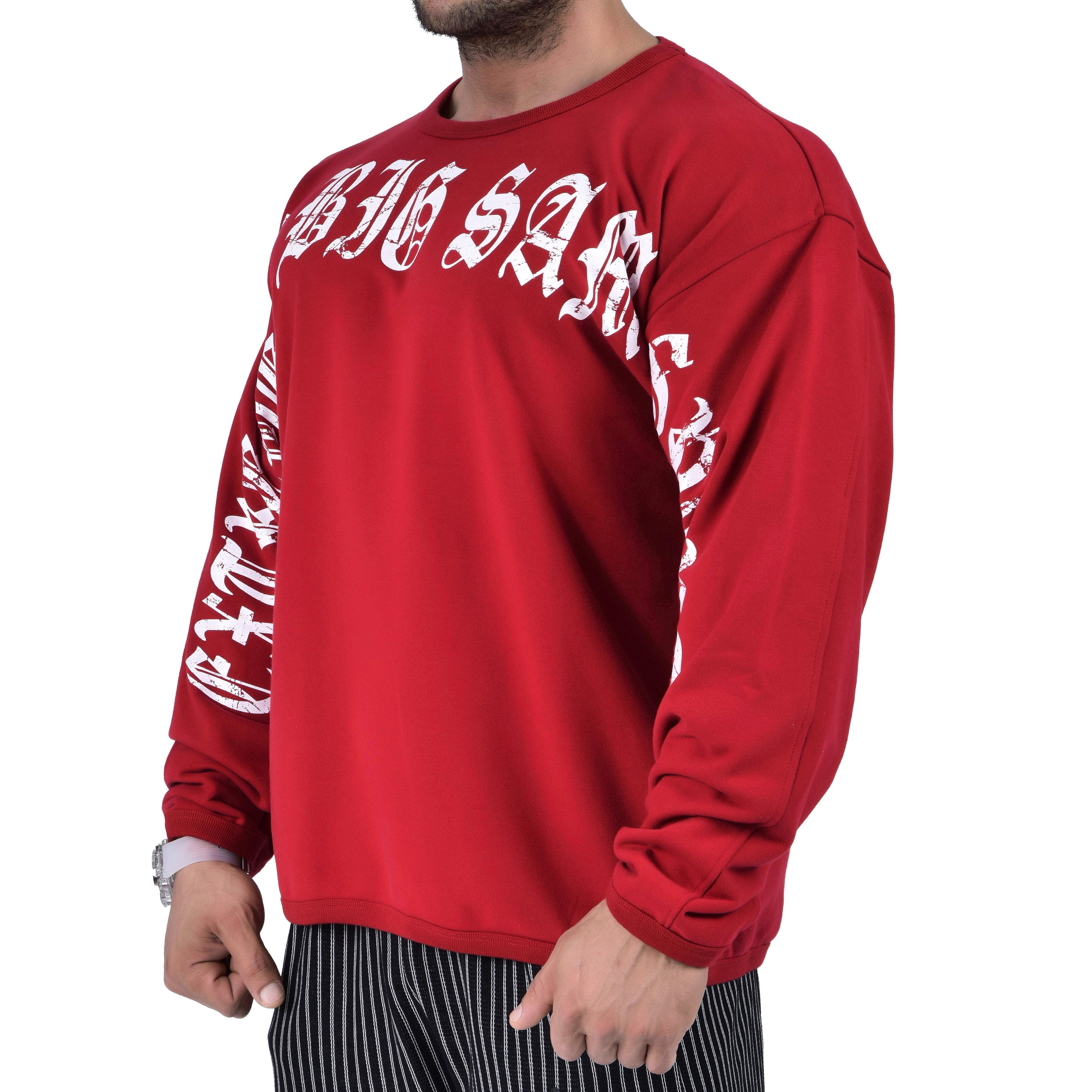 Kışlık Spor Sweatshirt Rahat Kesim Big Sam 4569