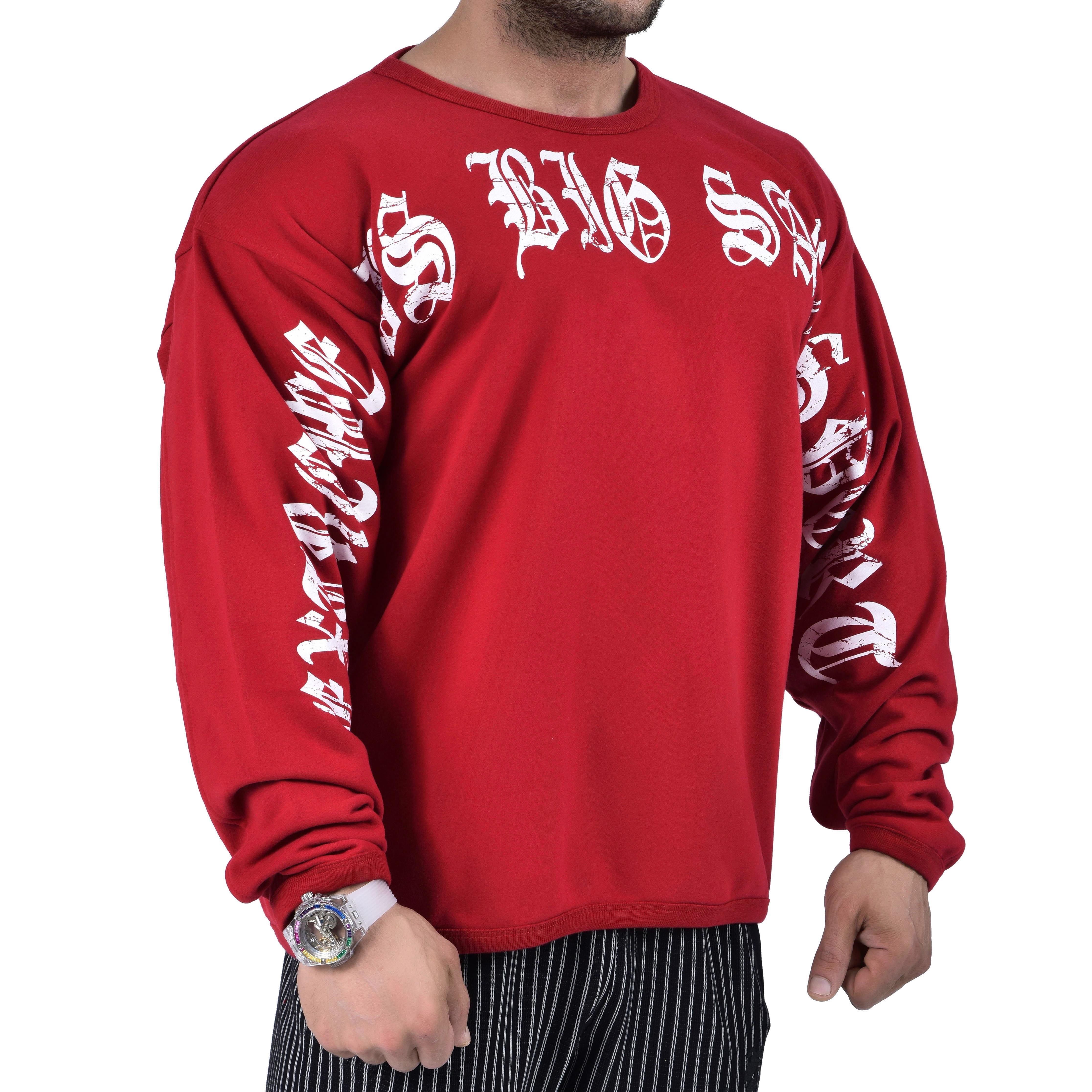 Kışlık Spor Sweatshirt Rahat Kesim Big Sam 4569