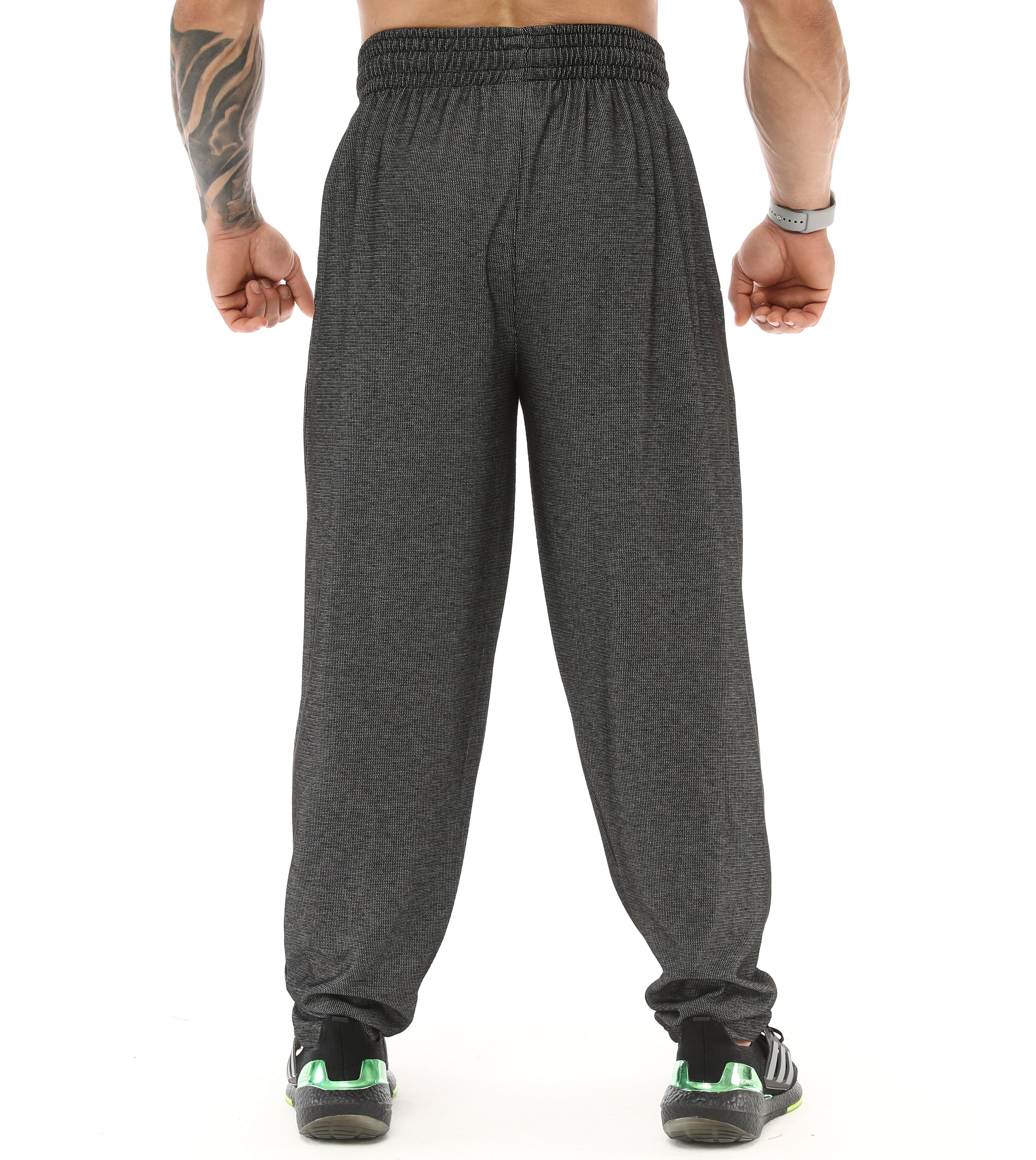 Loose Fit Armalı Eşofman Altı Bodybuilding Pantolon BGSM PNT1373