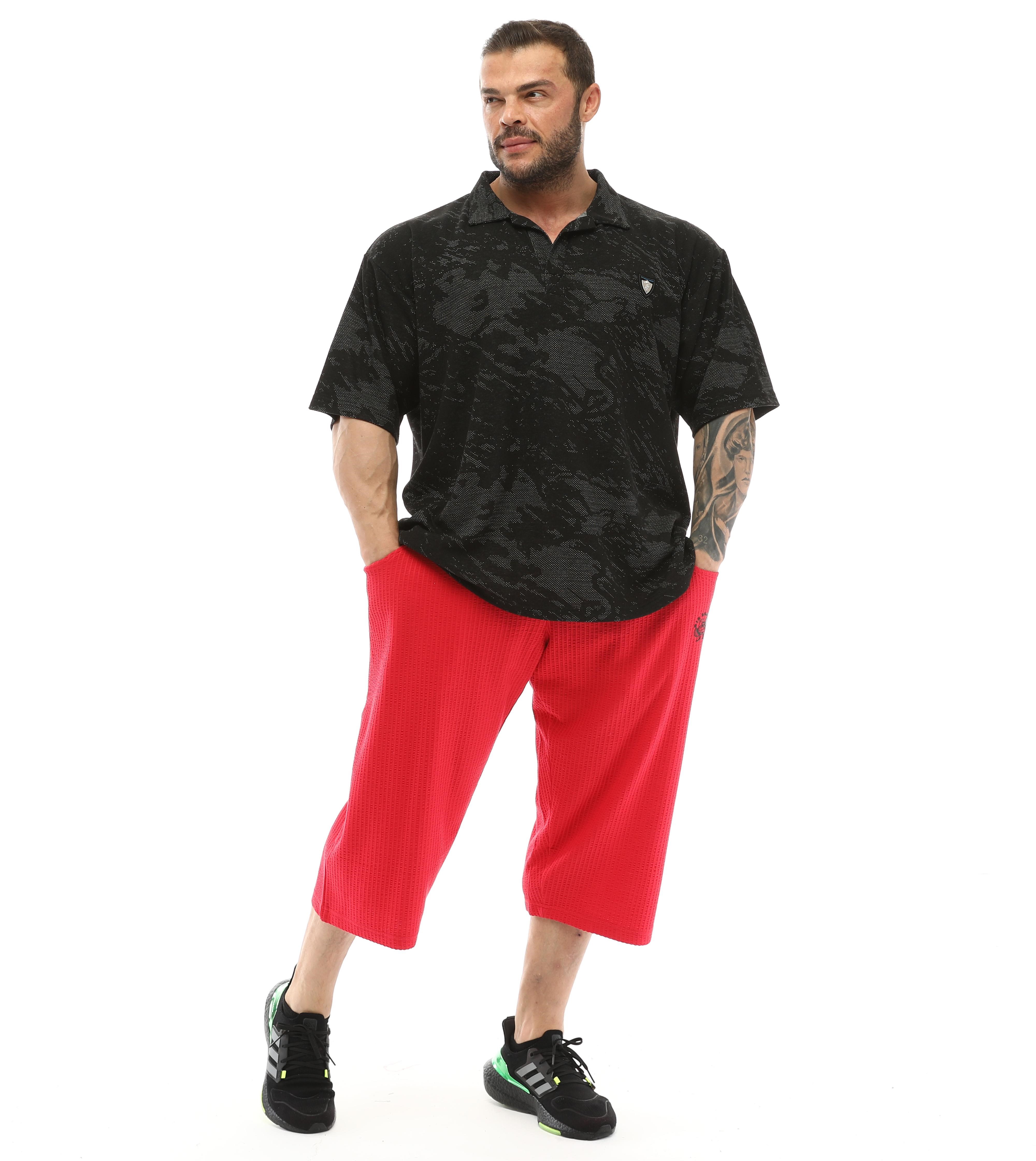 Loose Fit Bol Kesim Kapri şort Big Sam 1649