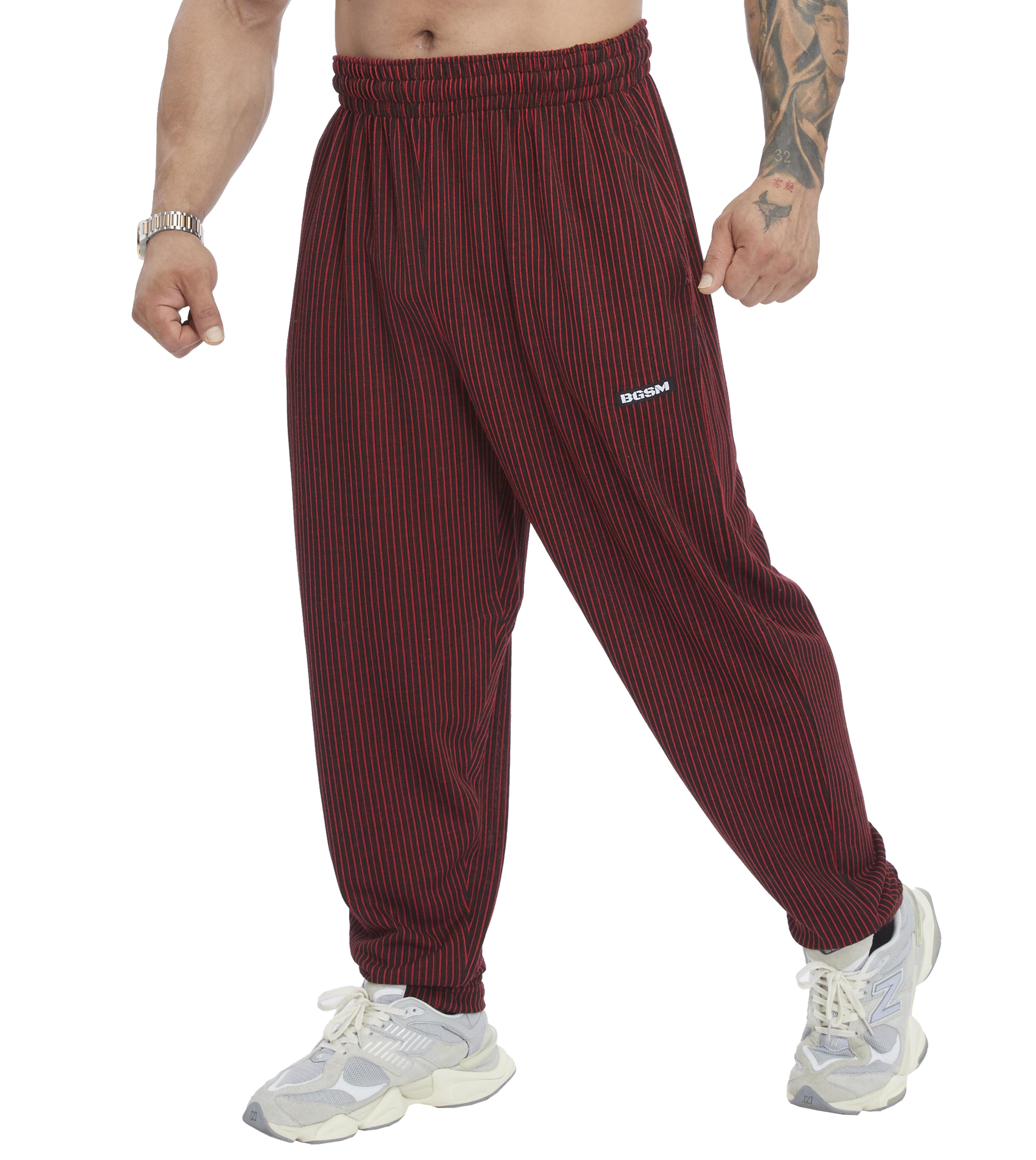 Loose Fit Çizgili Eşofman Altı Fitness Pantolon BGSM PNT1399