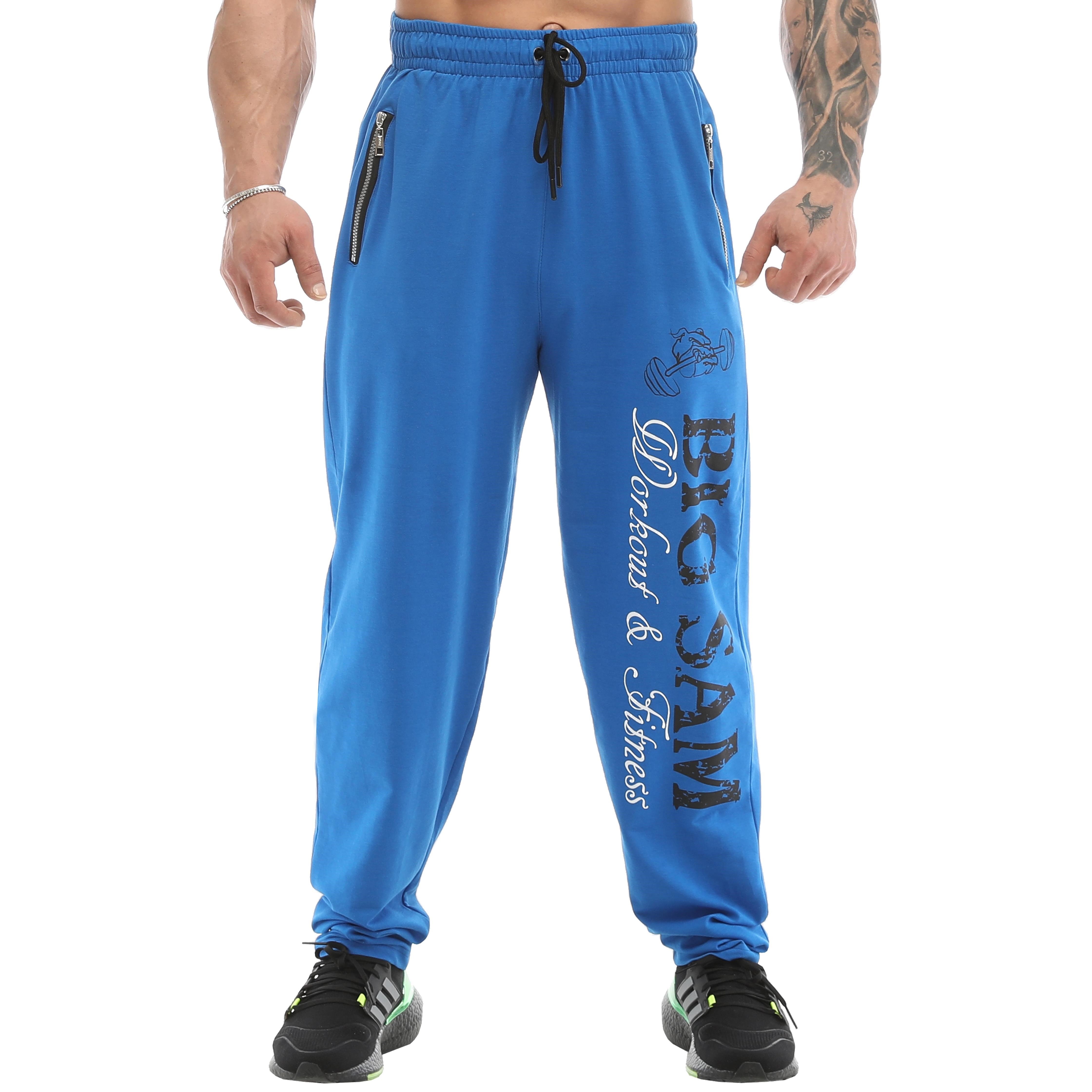 Loose Fit Erkek Eşofman Altı Fermuarlı Gym Pantolon Big Sam PNT1369