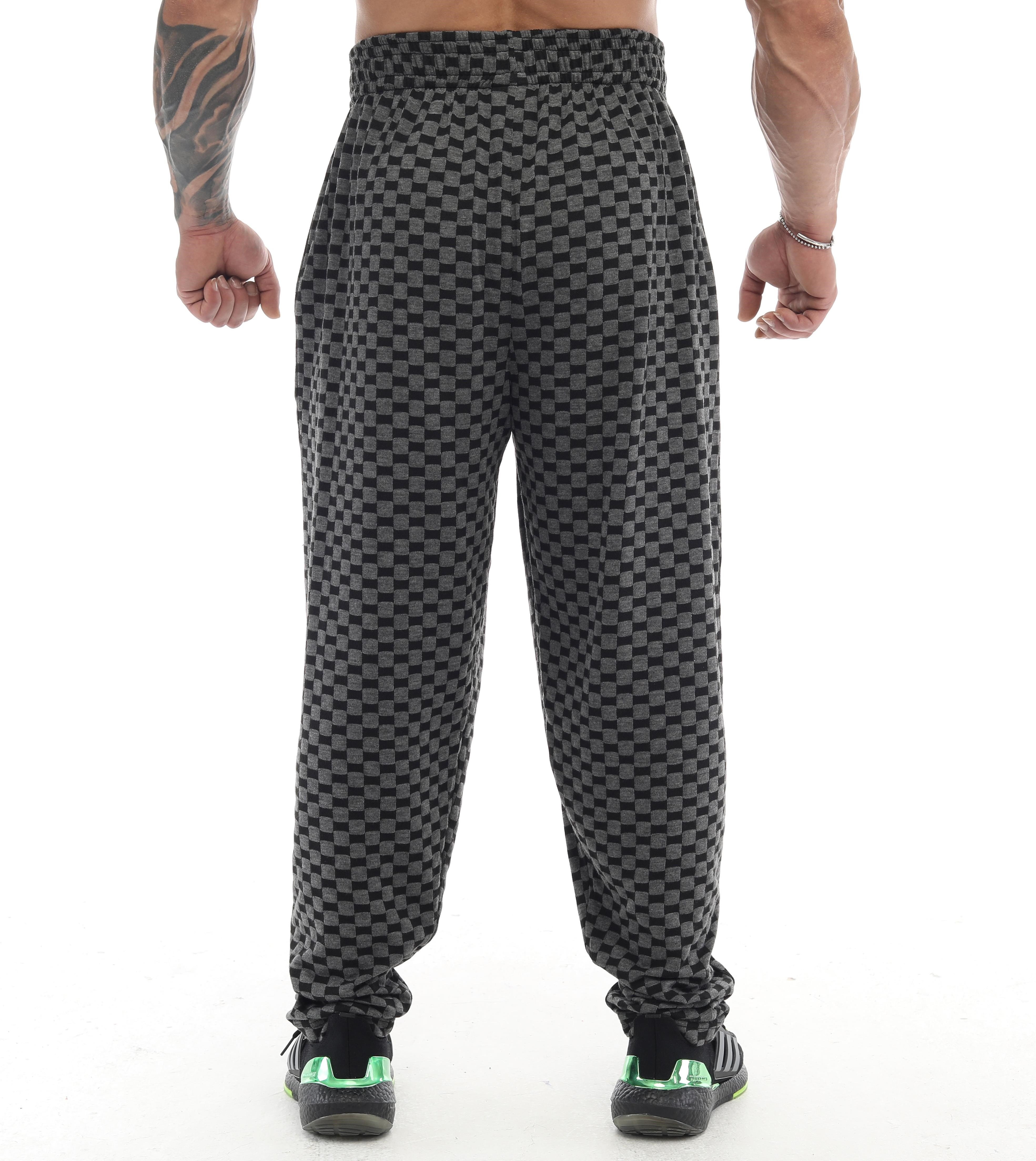 Loose Fit Eşofman Altı Damalı Spor Pantolon BGSM PNT1371