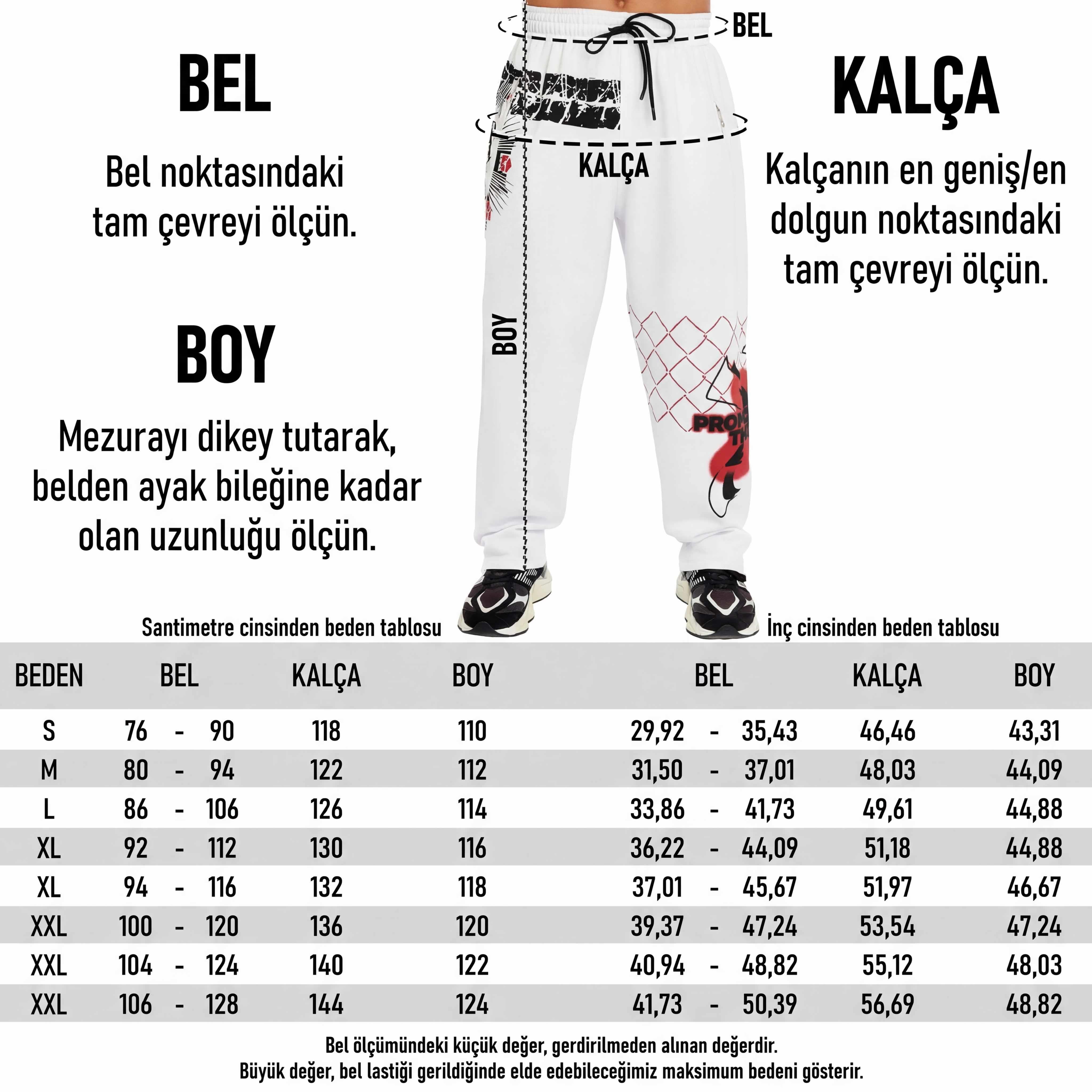Loose Fit Eşofman Altı Pamuklu, Cepli Baggy Spor Pantolon Big Sam 1143