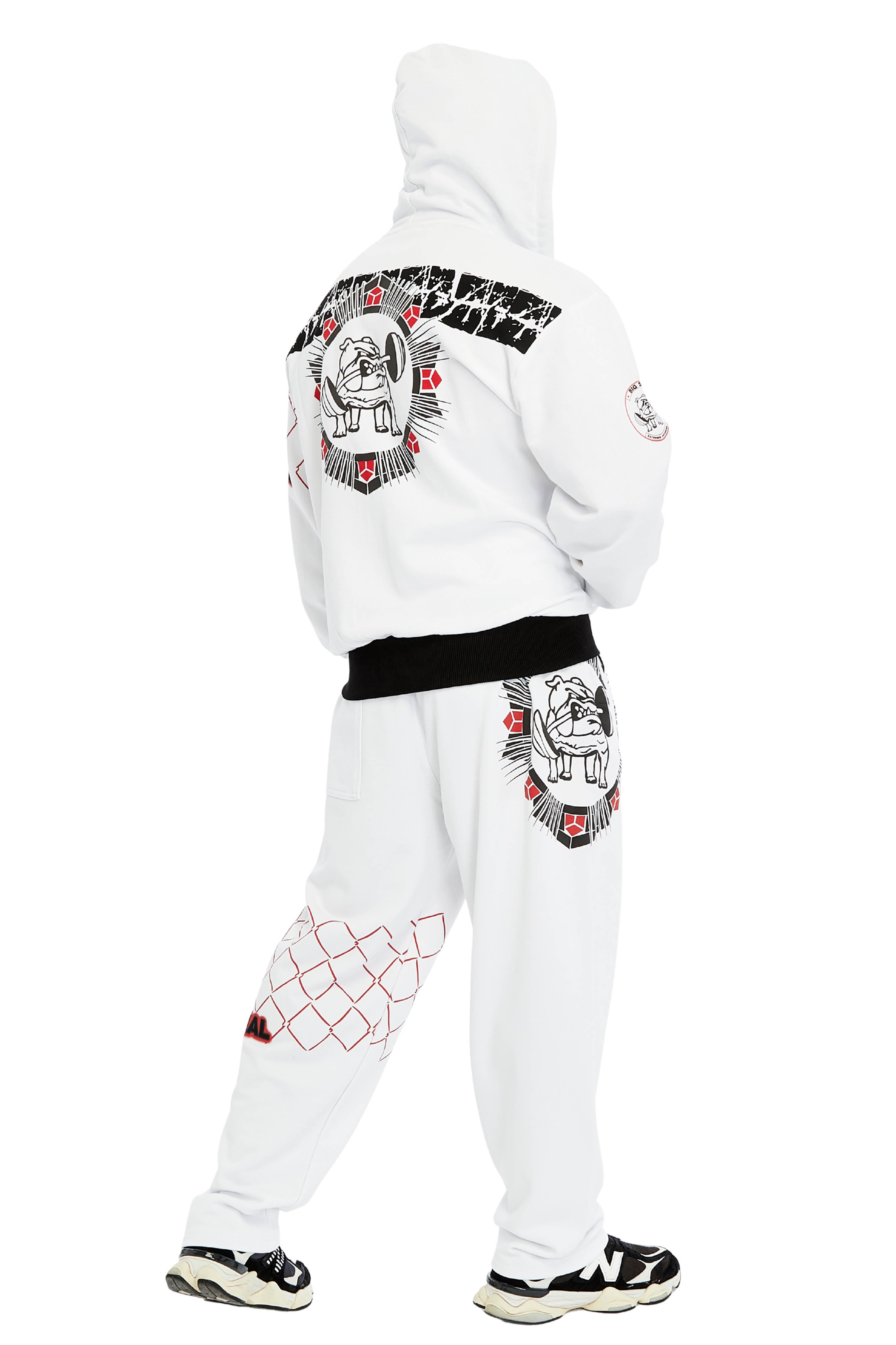 Loose Fit Eşofman Altı Pamuklu, Cepli Baggy Spor Pantolon Big Sam 1143