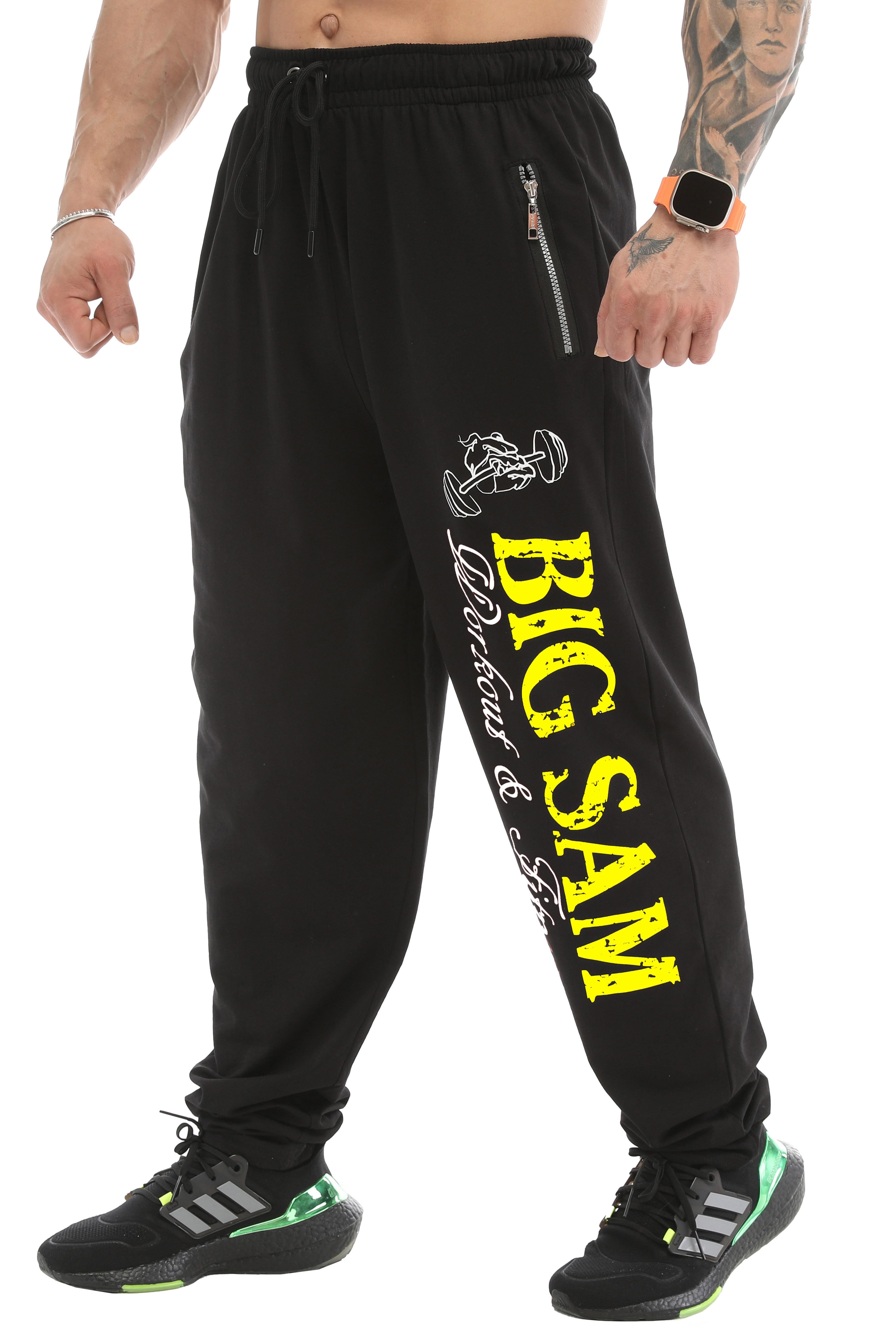 Loose Fit Fermuarlı Cepli Eşofman Altı Yazlık Spor Pantolon Big Sam 1092